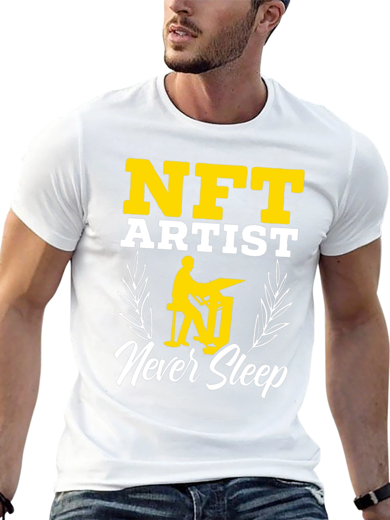 NFT Artist Never Sleep Graphic Tee