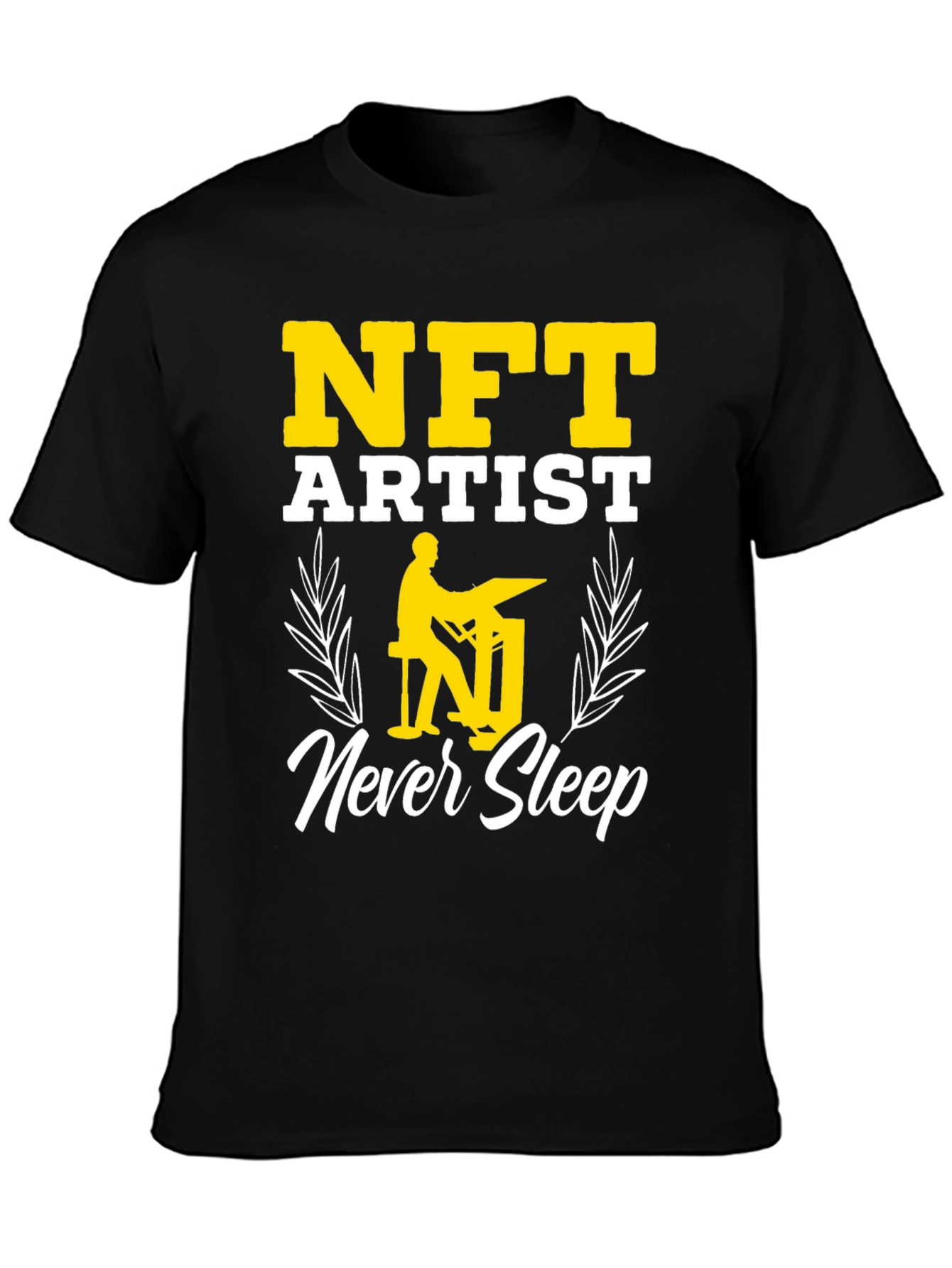 NFT Artist Never Sleep Graphic Tee