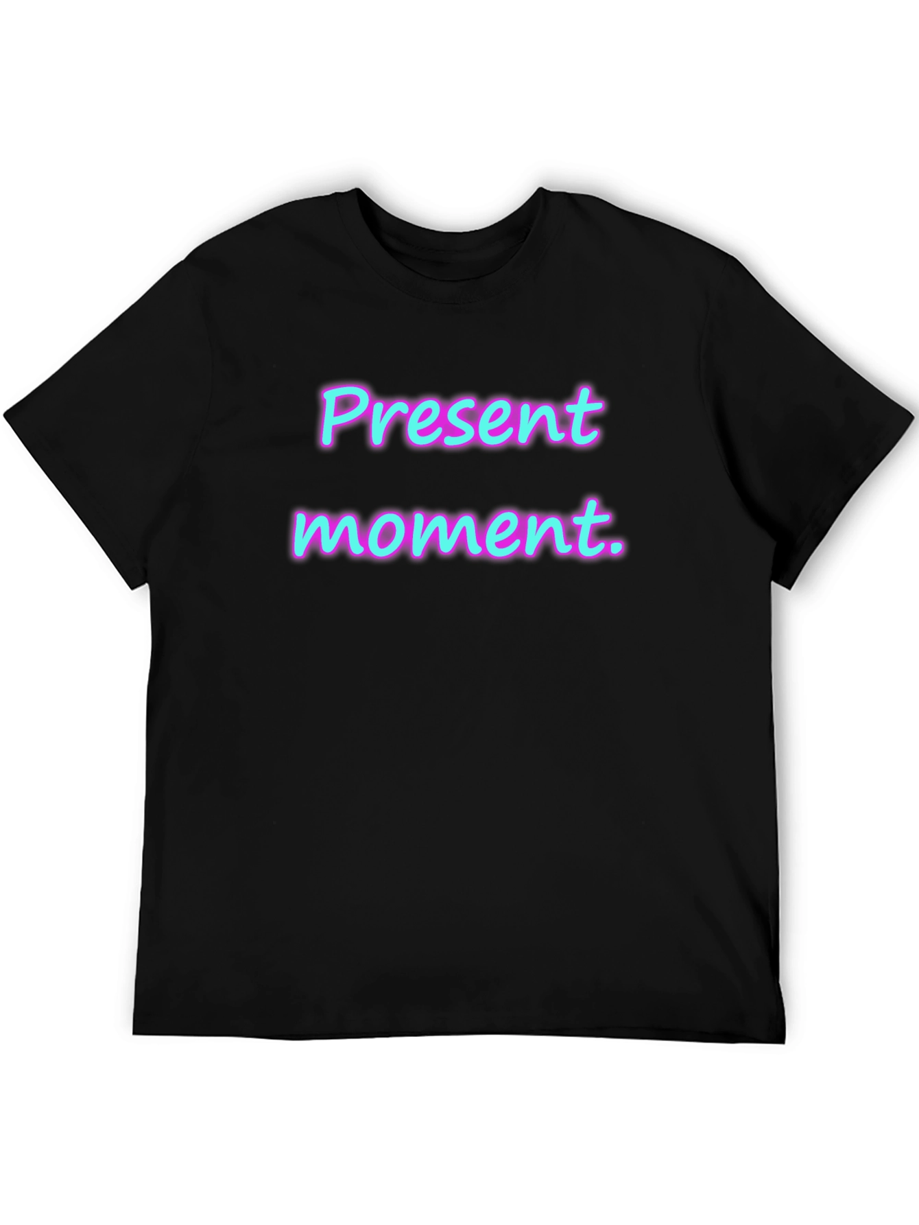 Present Moment Graphic Tee - Mens Black T-Shirt