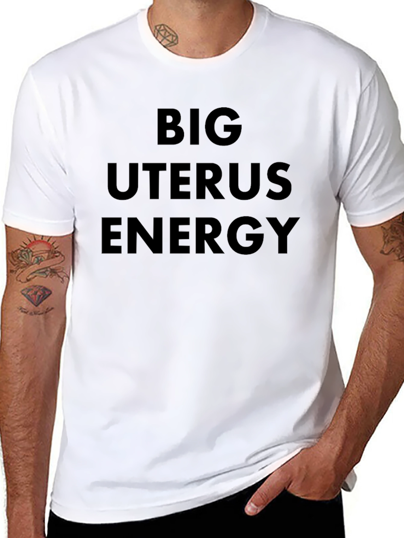 Big Uterus Energy Graphic Tee