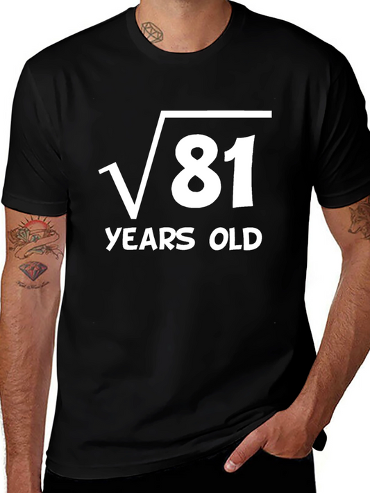 Funny 9th Birthday T-Shirt: Square Root of 81
