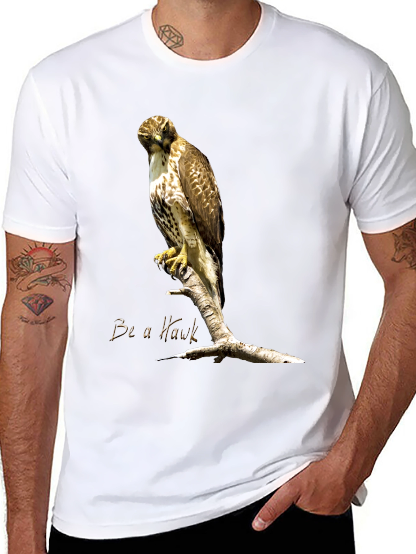 Be a Hawk Graphic T-Shirt