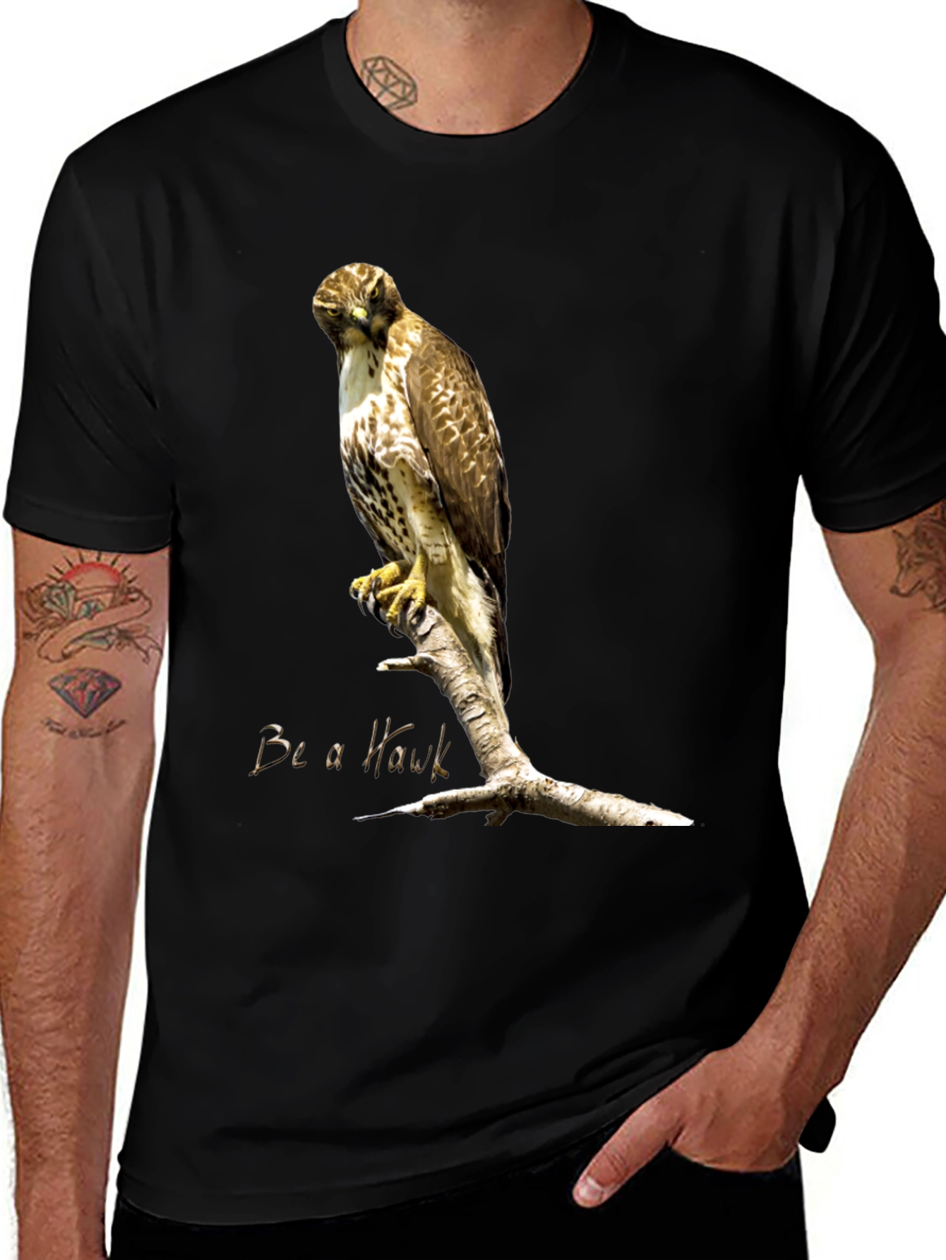 Be a Hawk Graphic T-Shirt