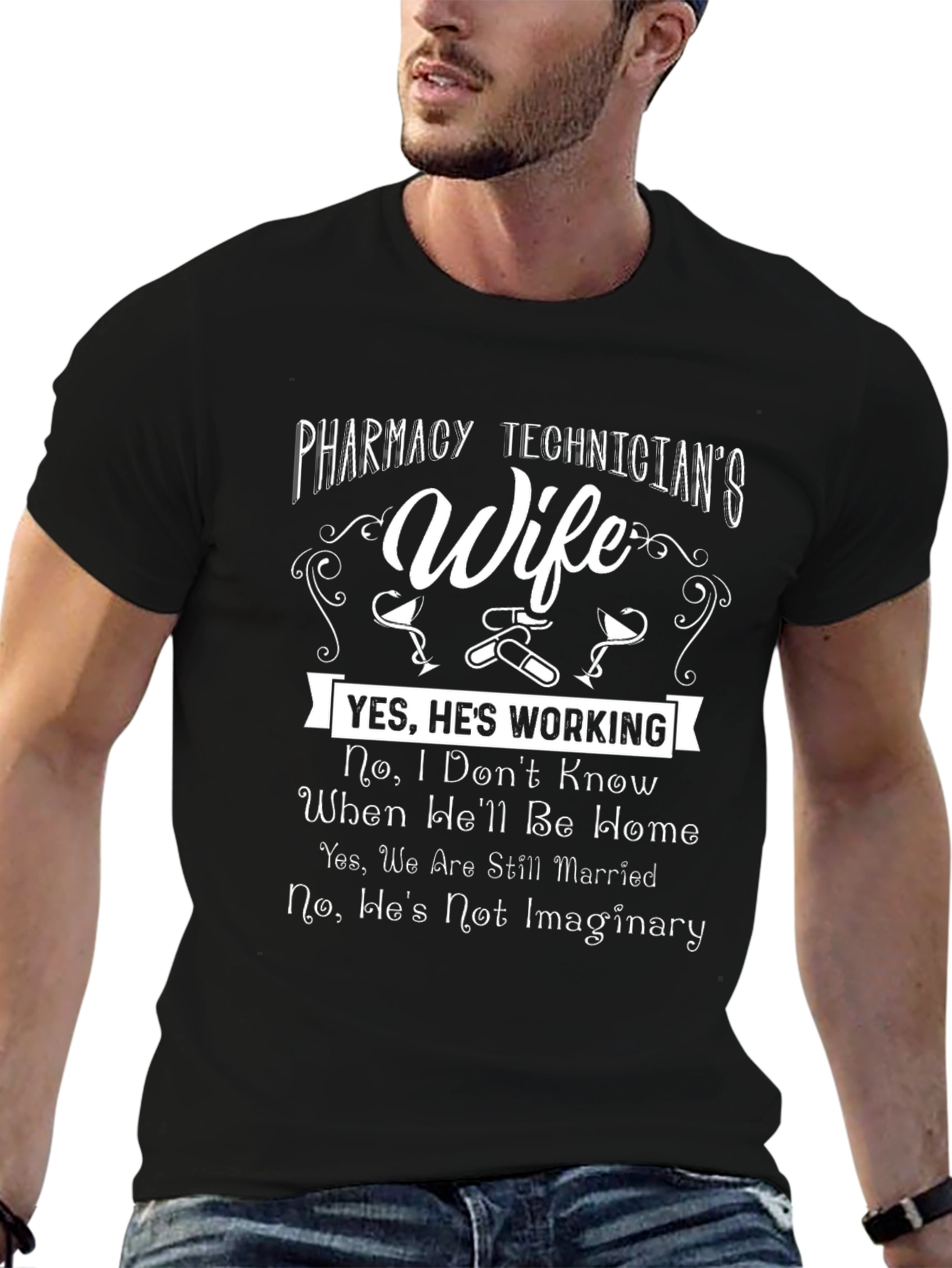 Pharmacy Technician Wife Graphic Tee