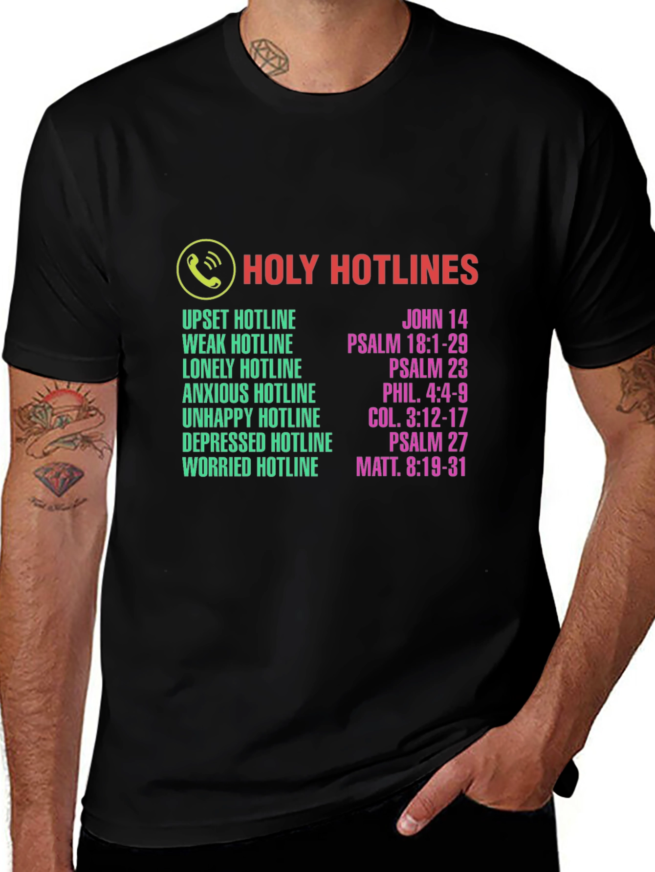 Holy Hotlines Christian T-Shirt