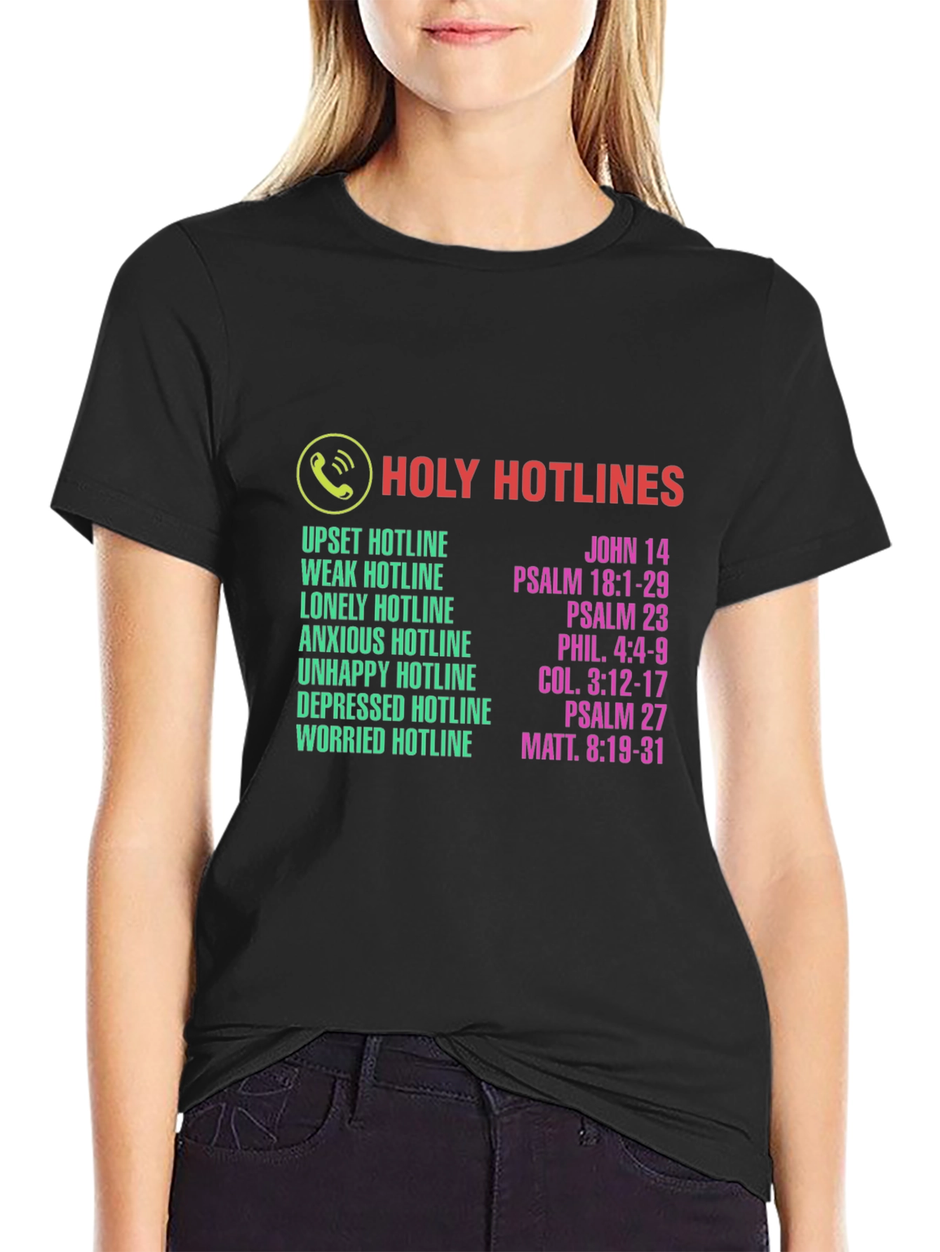 Holy Hotlines Christian T-Shirt