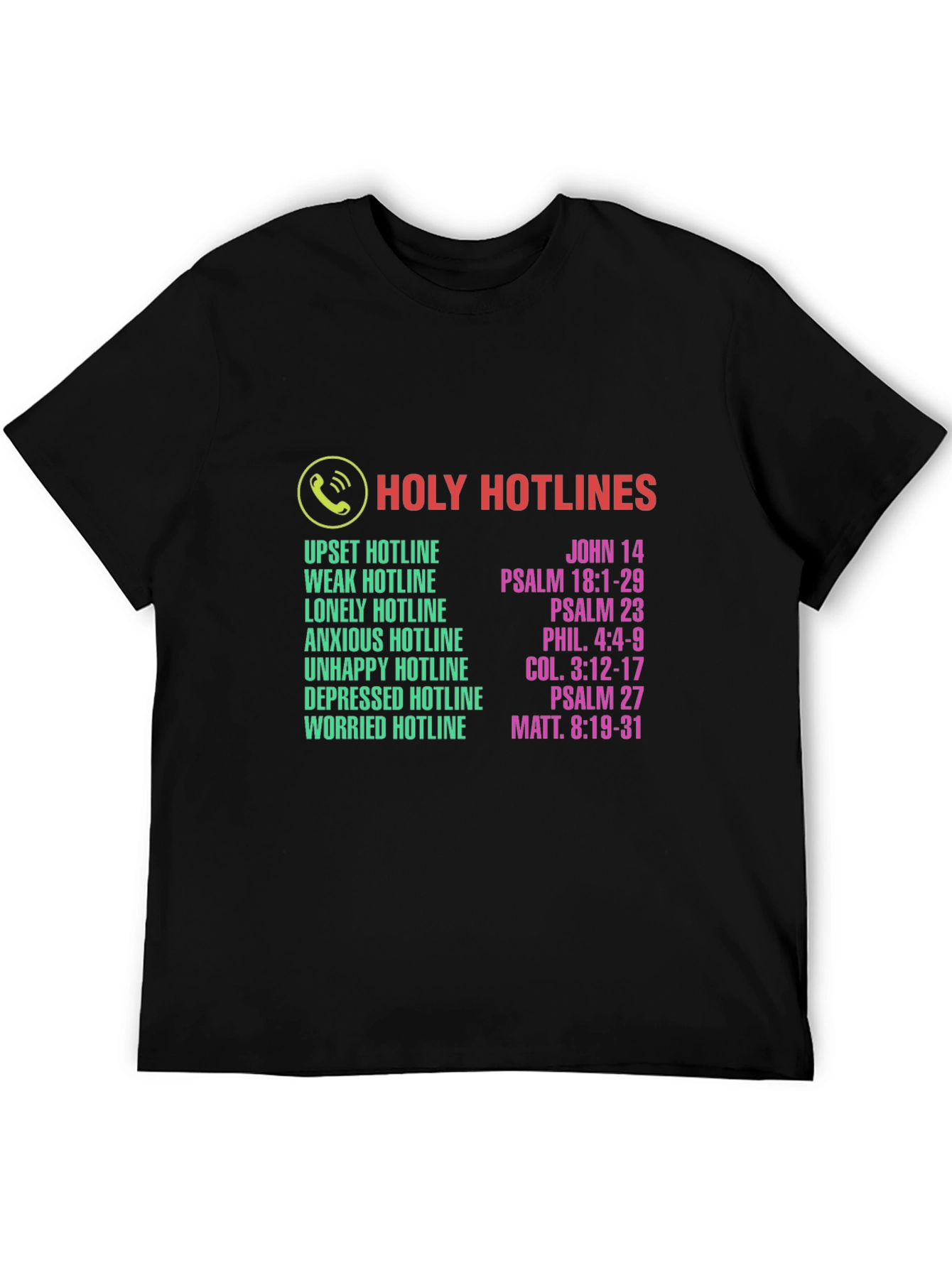 Holy Hotlines Christian T-Shirt
