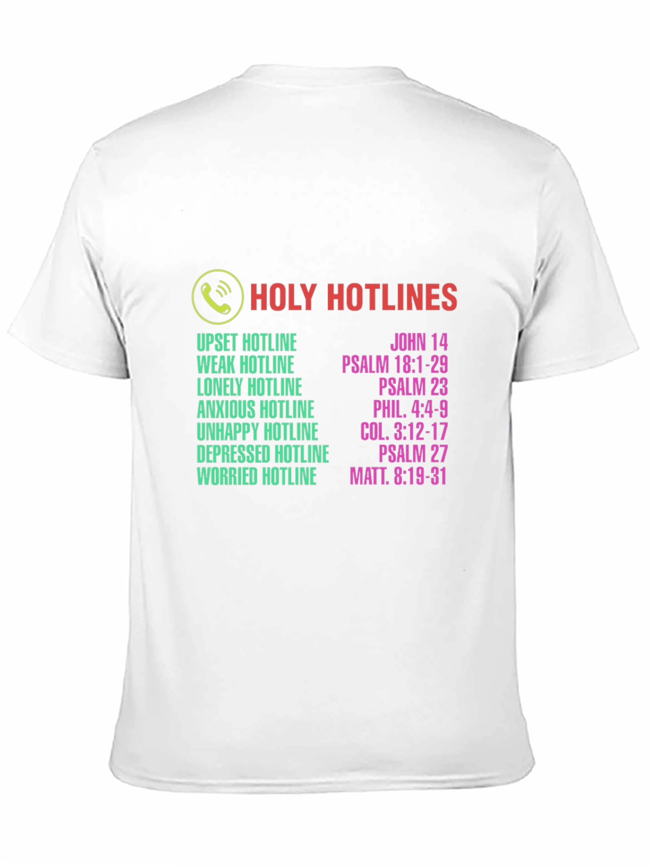 Holy Hotlines Christian T-Shirt