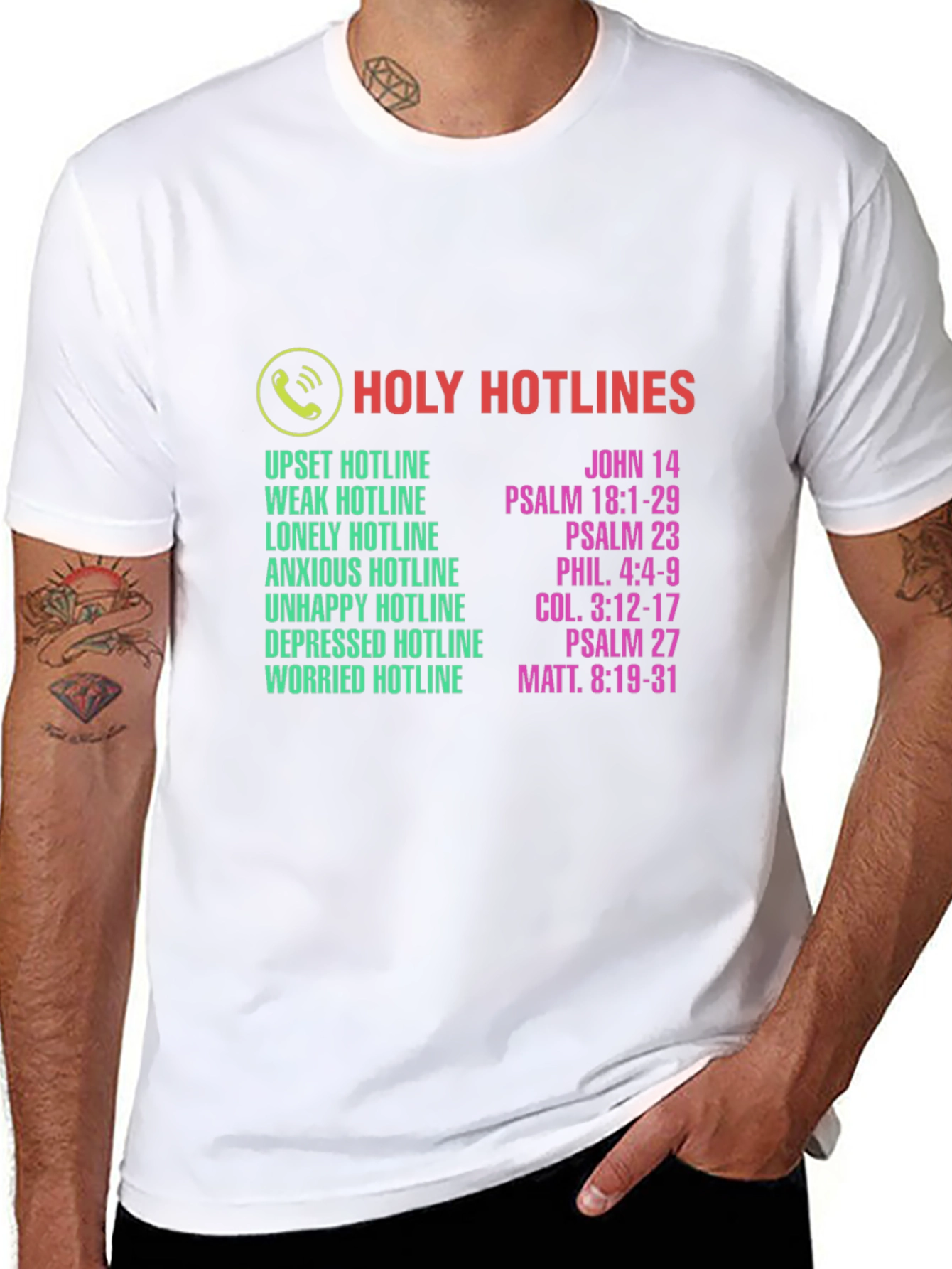 Holy Hotlines Christian T-Shirt