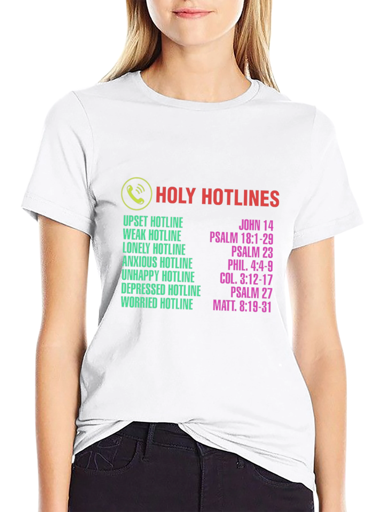 Holy Hotlines Christian T-Shirt