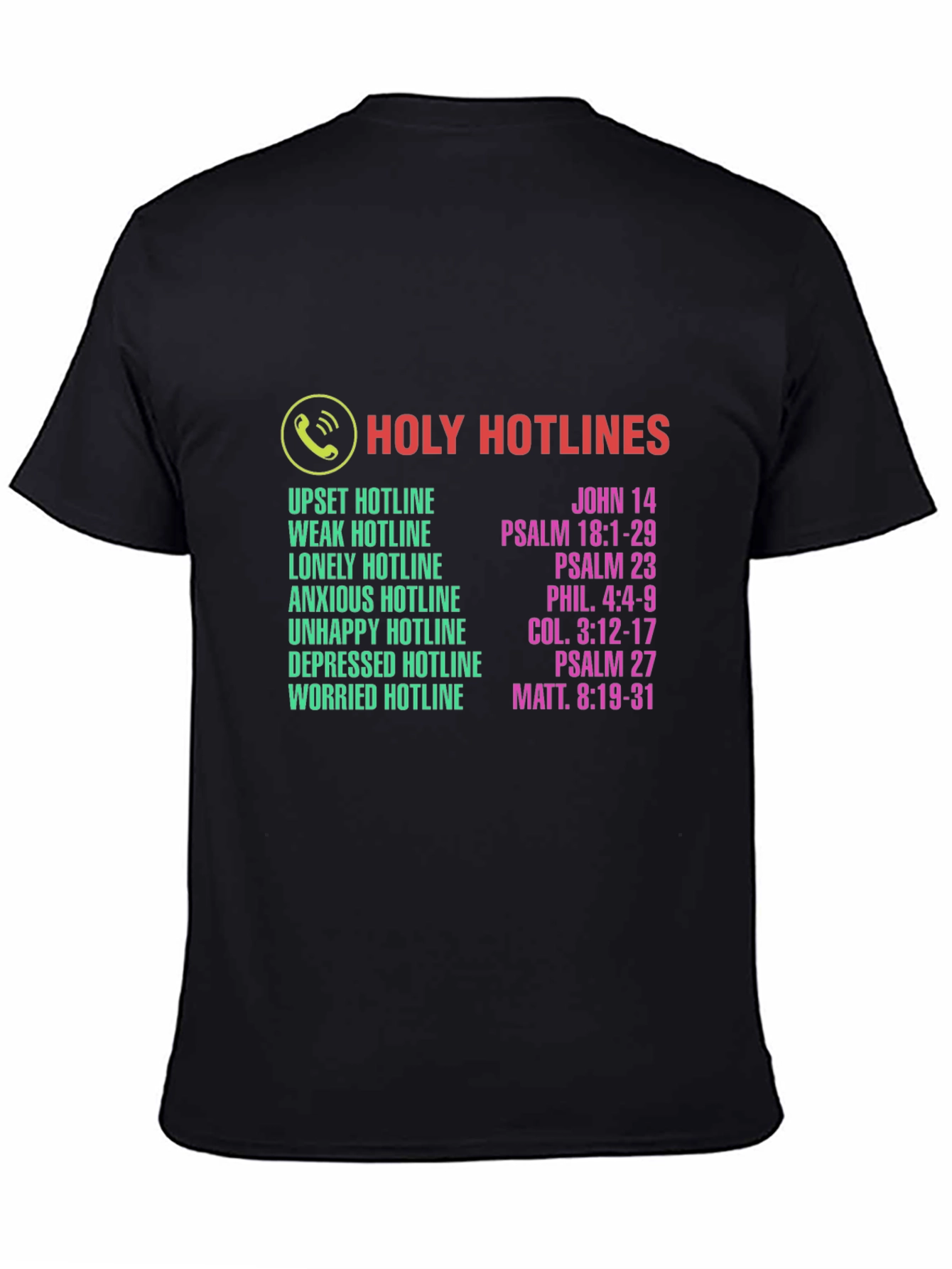 Holy Hotlines Christian T-Shirt
