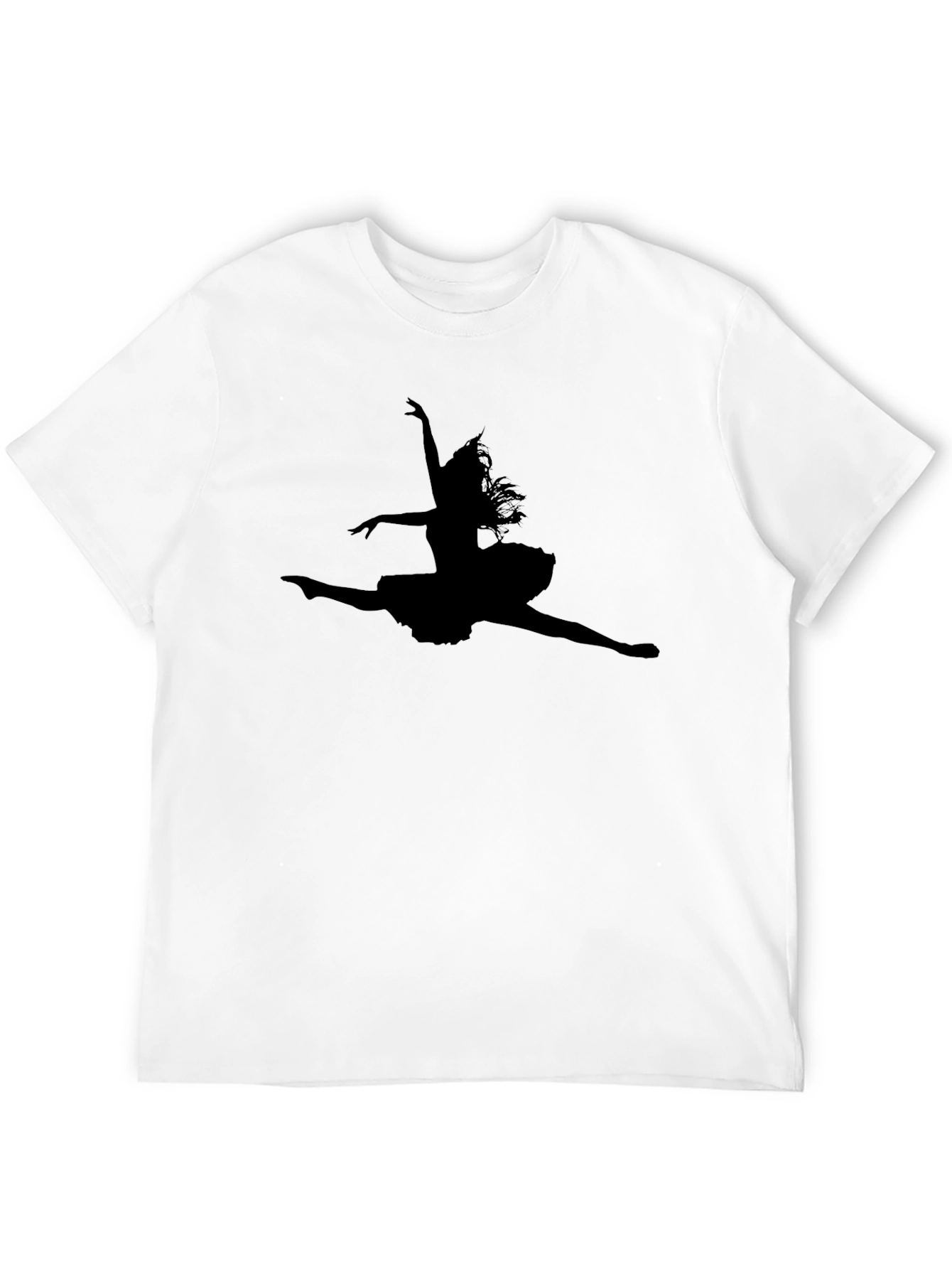 Black Ballet Dancer Graphic Tee - Soft Style