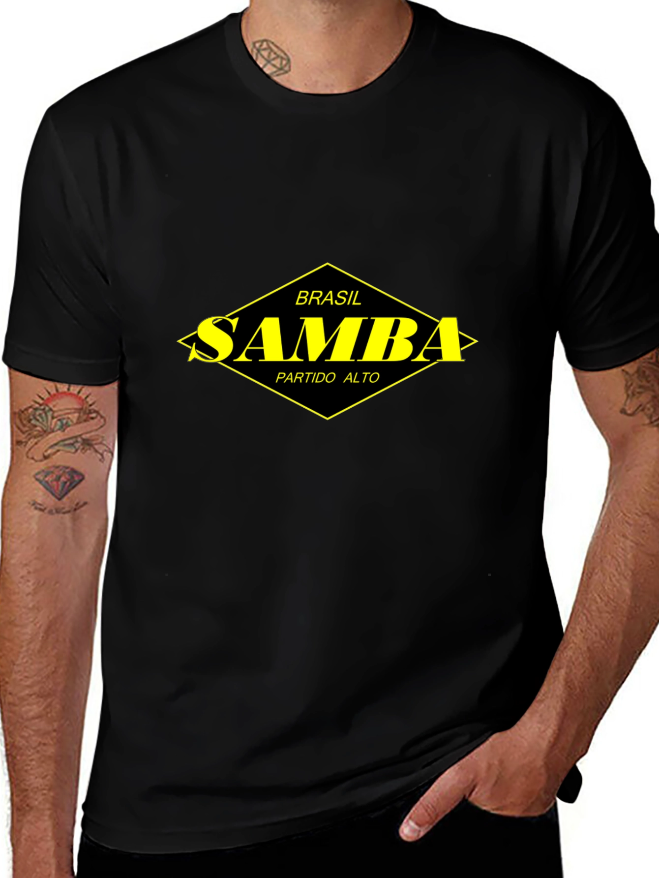 Brasil Samba T-Shirt - Black