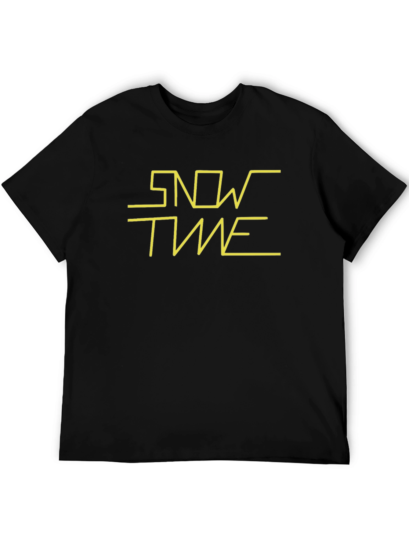 Snow Time Graphic Tee -  Stylish Fun Comfortable