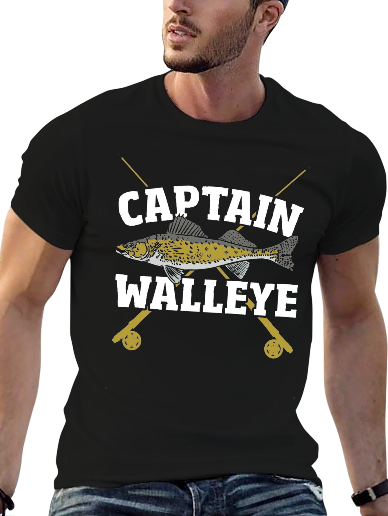 Captain Walleye Fishing T-Shirt - Angler Tee