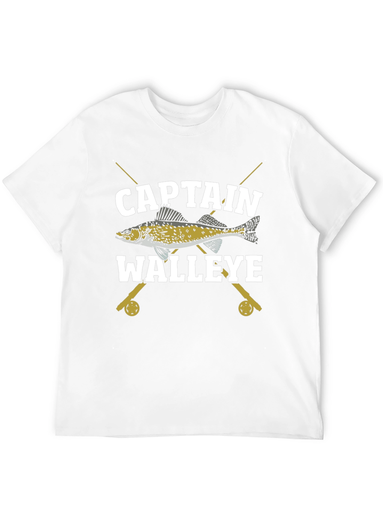 Captain Walleye Fishing T-Shirt - Angler Tee