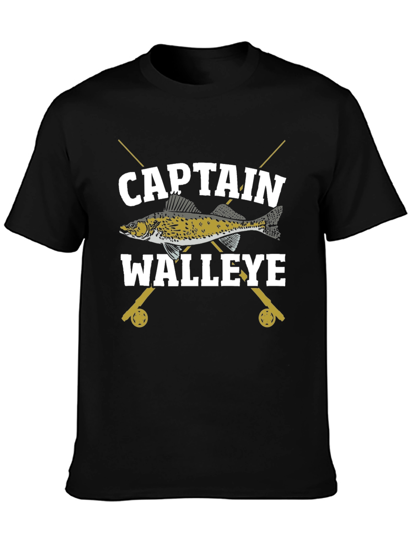 Captain Walleye Fishing T-Shirt - Angler Tee