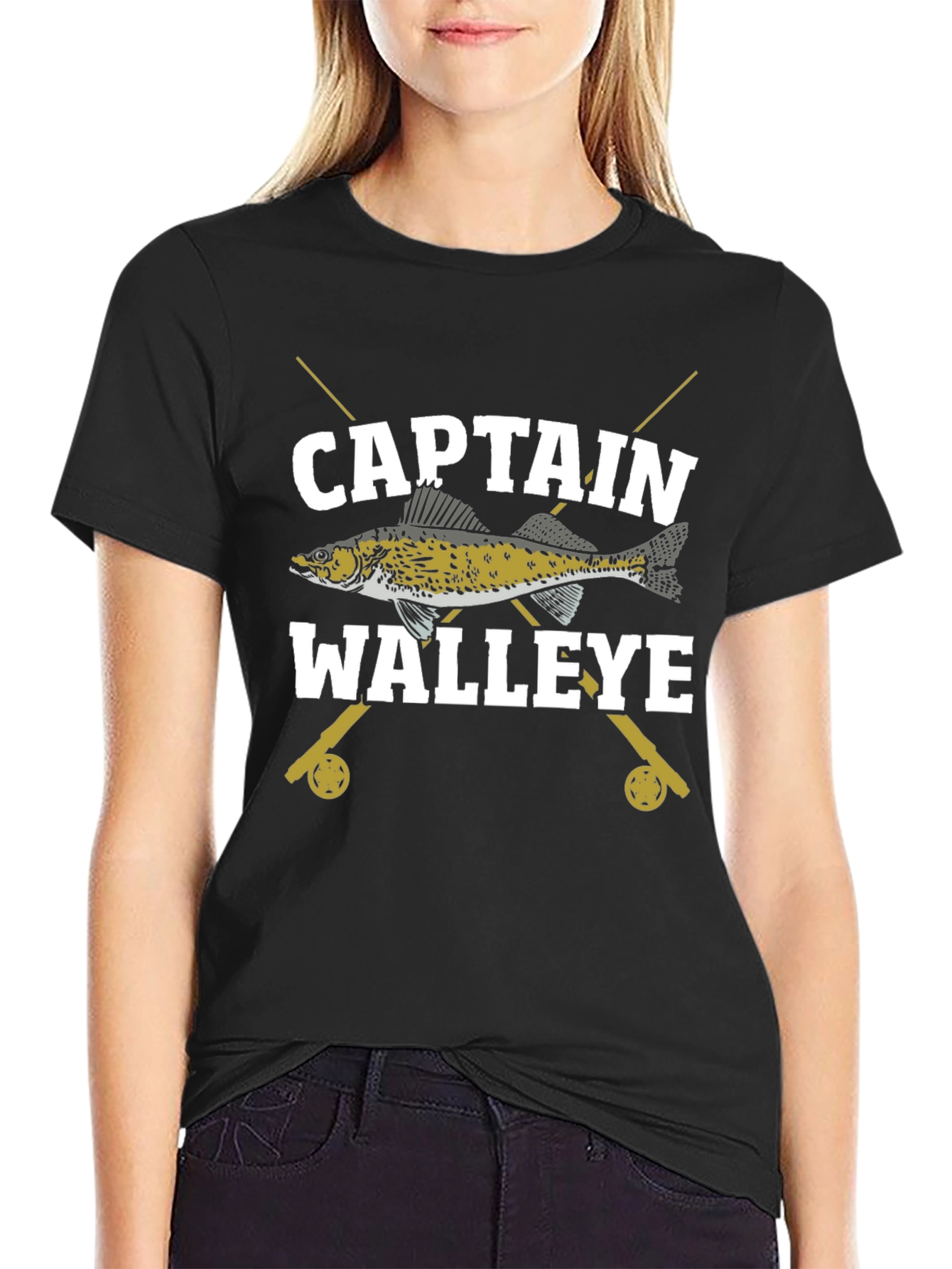 Captain Walleye Fishing T-Shirt - Angler Tee