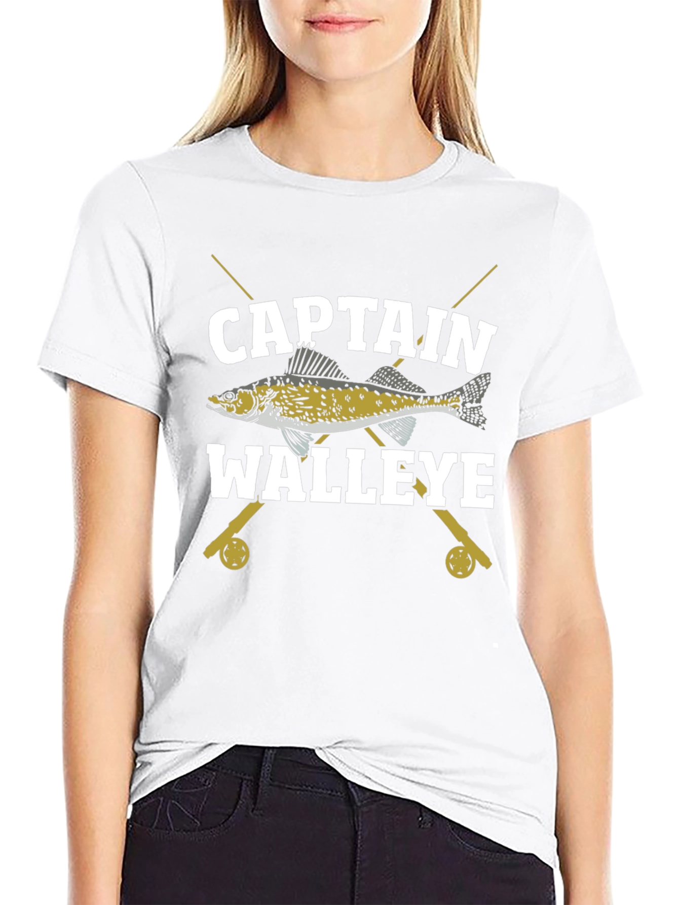 Captain Walleye Fishing T-Shirt - Angler Tee