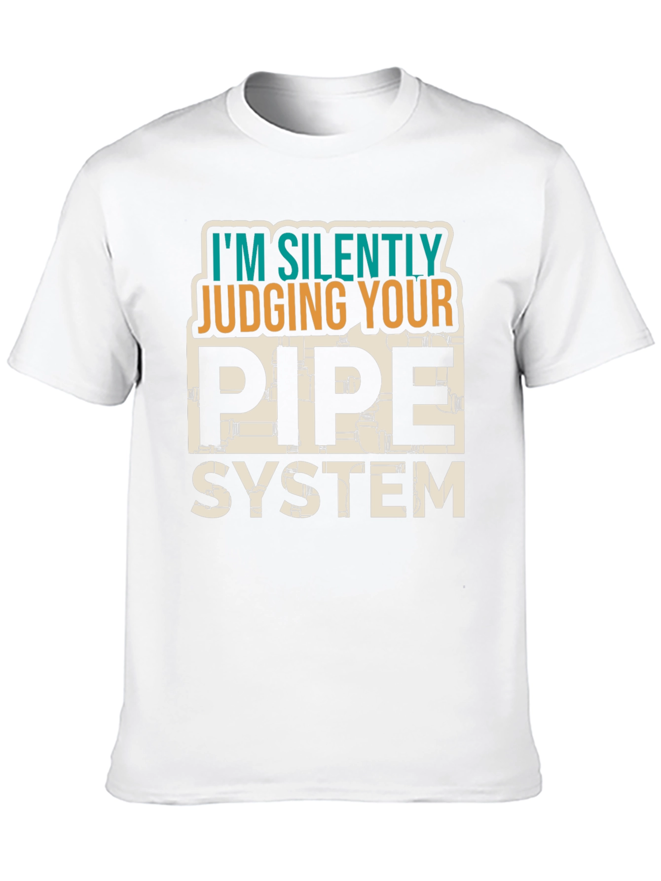 Judging Your Pipe System Black Graphic Tee