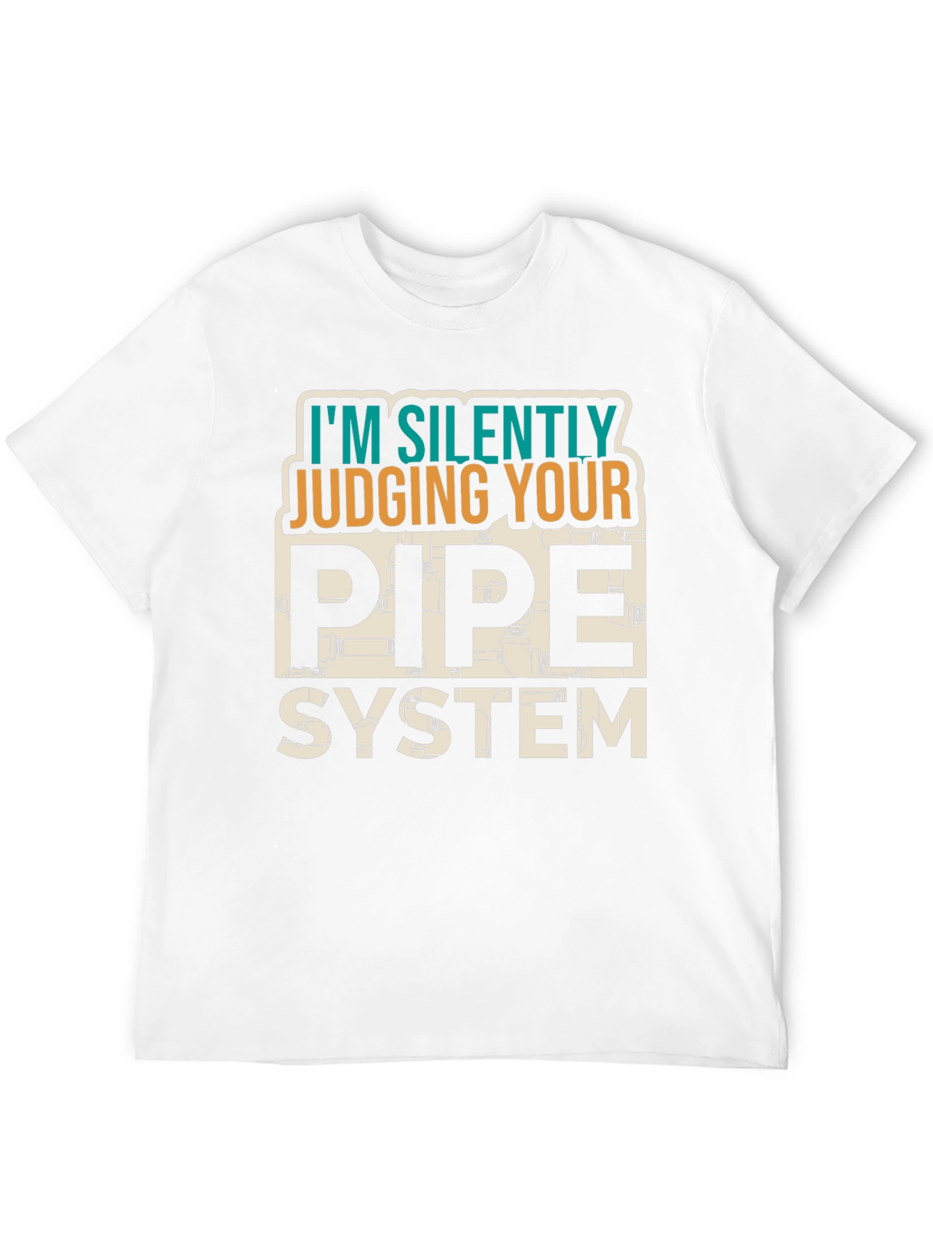 Judging Your Pipe System Black Graphic Tee