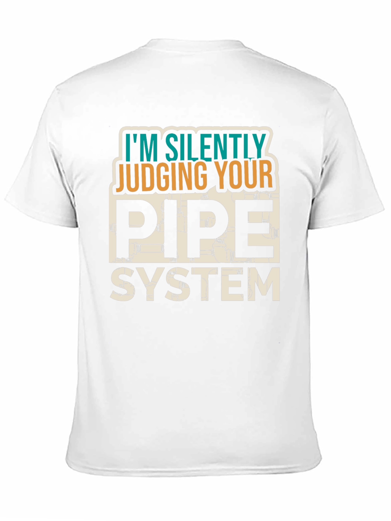 Judging Your Pipe System Black Graphic Tee