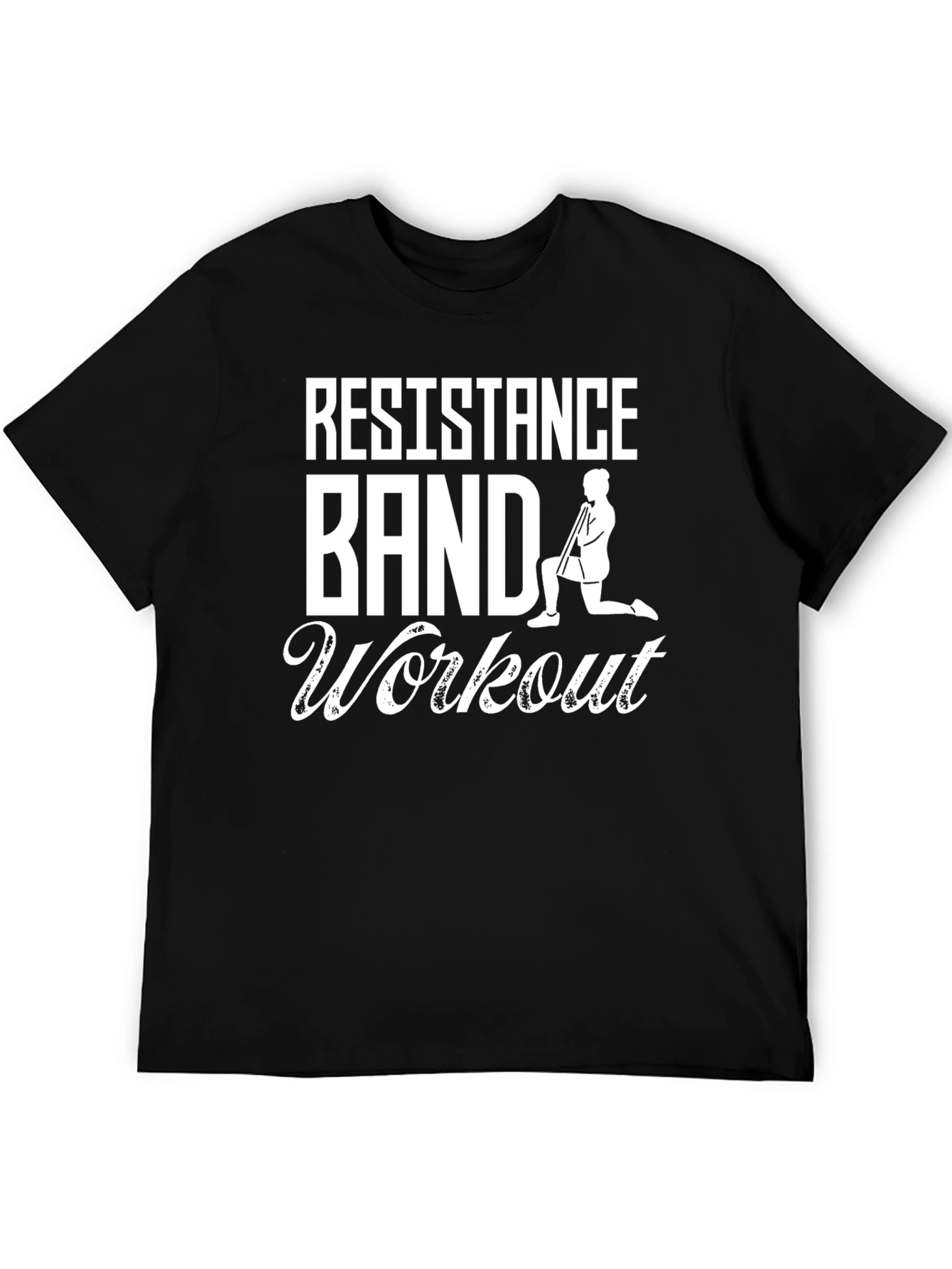 Resistance Band Workout Graphic T-Shirt