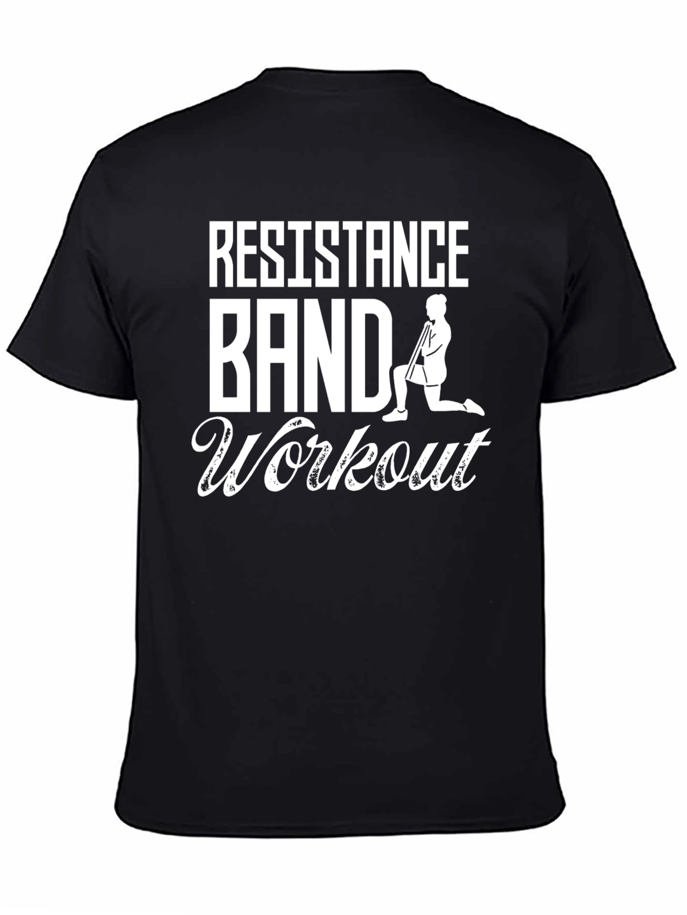 Resistance Band Workout Graphic T-Shirt
