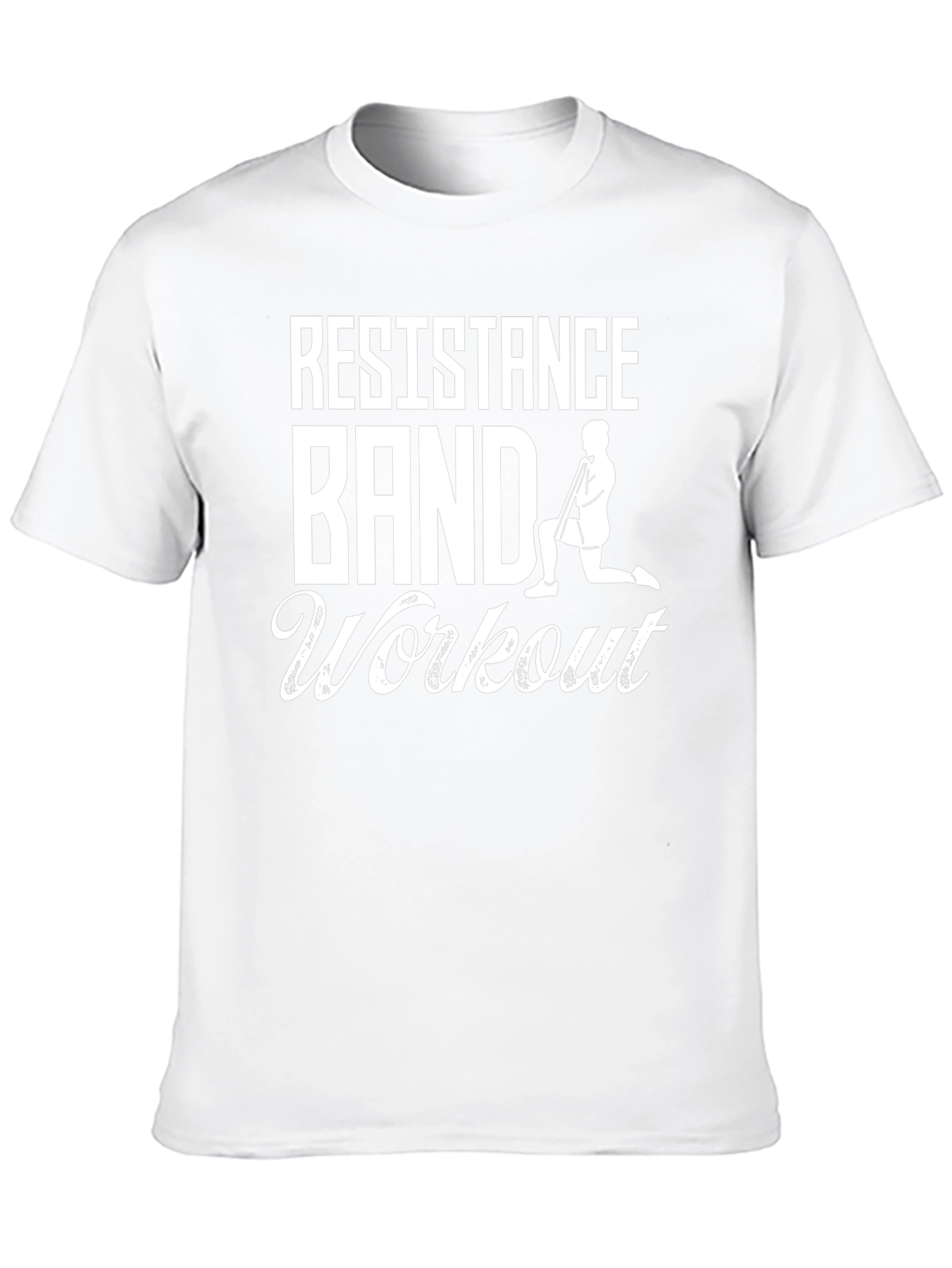Resistance Band Workout Graphic T-Shirt