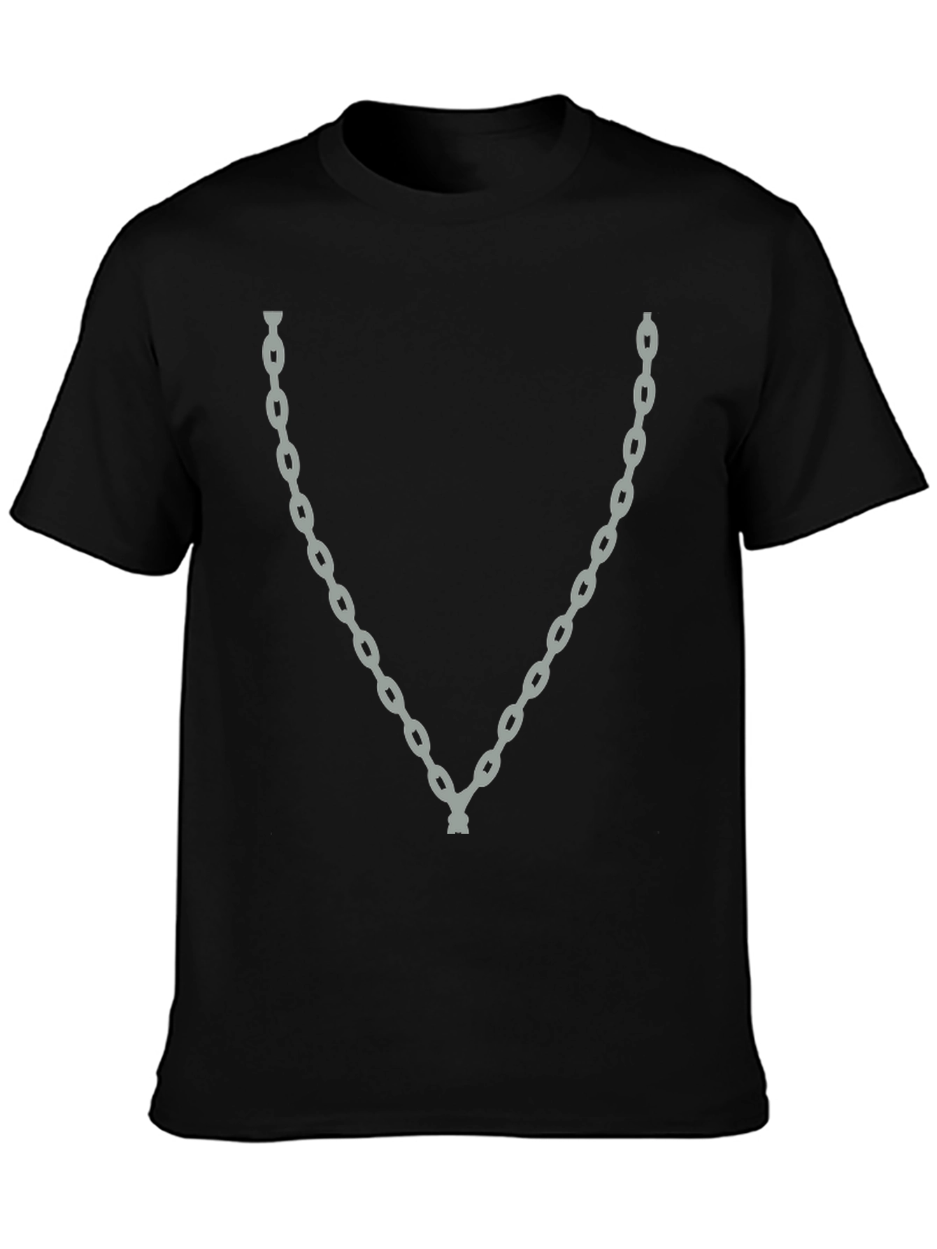 Chain Graphic T-Shirt - Mens Black Tee