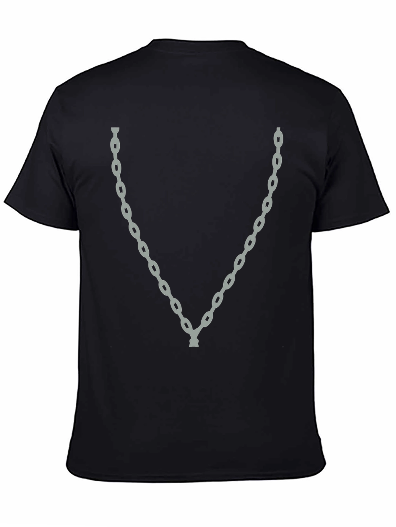 Chain Graphic T-Shirt - Mens Black Tee