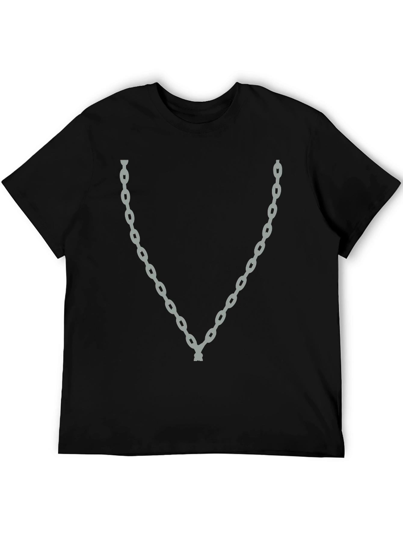 Chain Graphic T-Shirt - Mens Black Tee