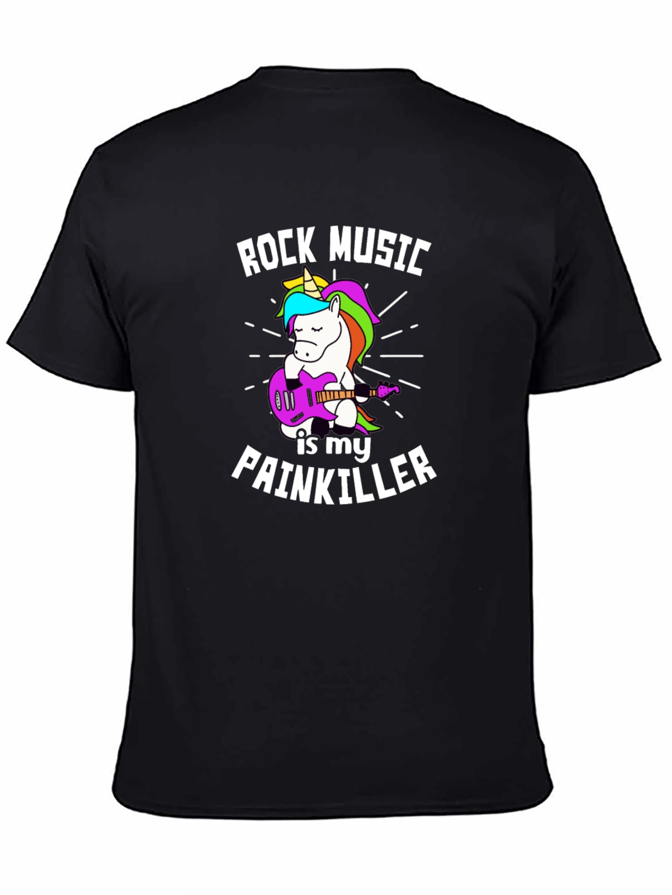 Rock Music Unicorn Painkiller Tee