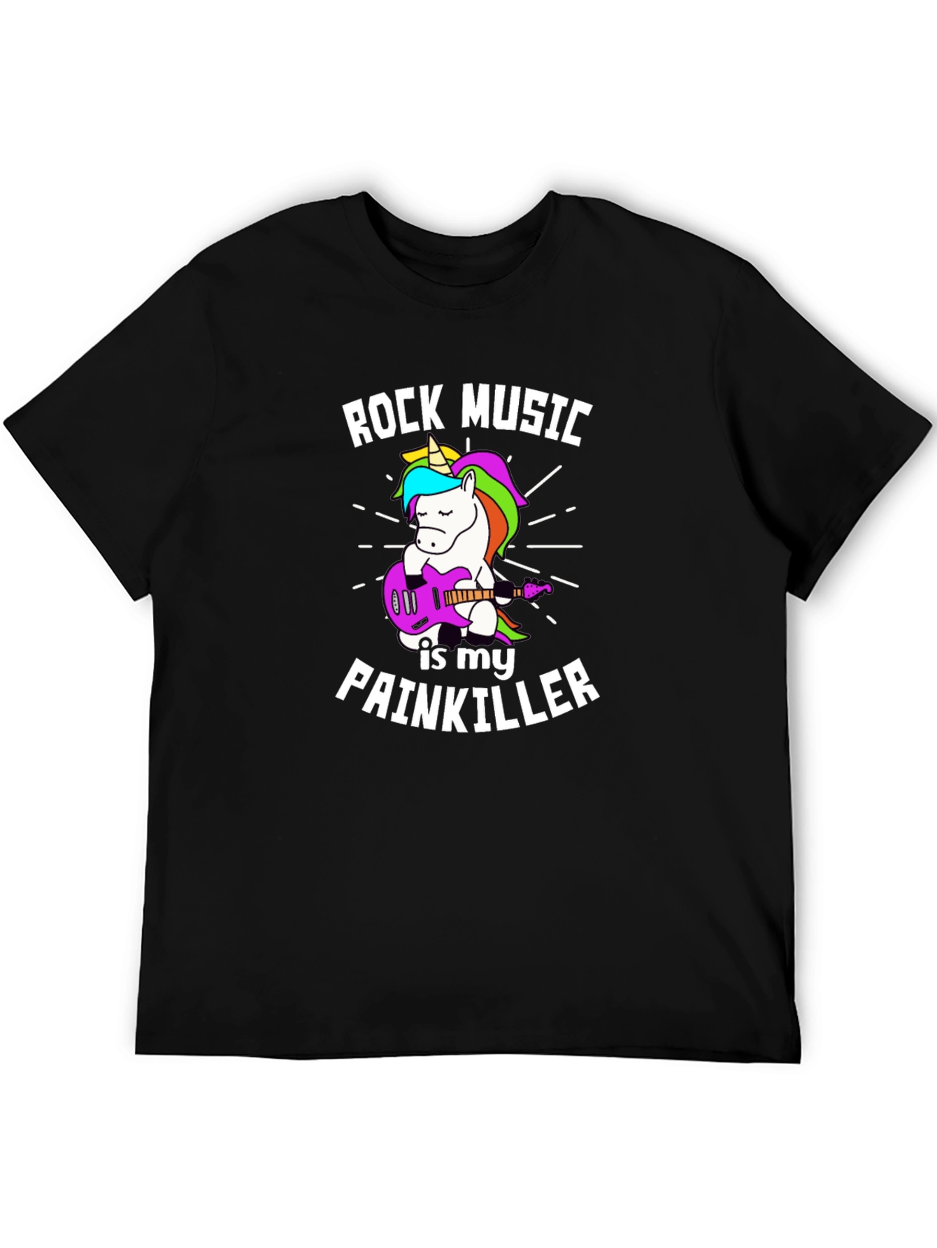 Rock Music Unicorn Painkiller Tee