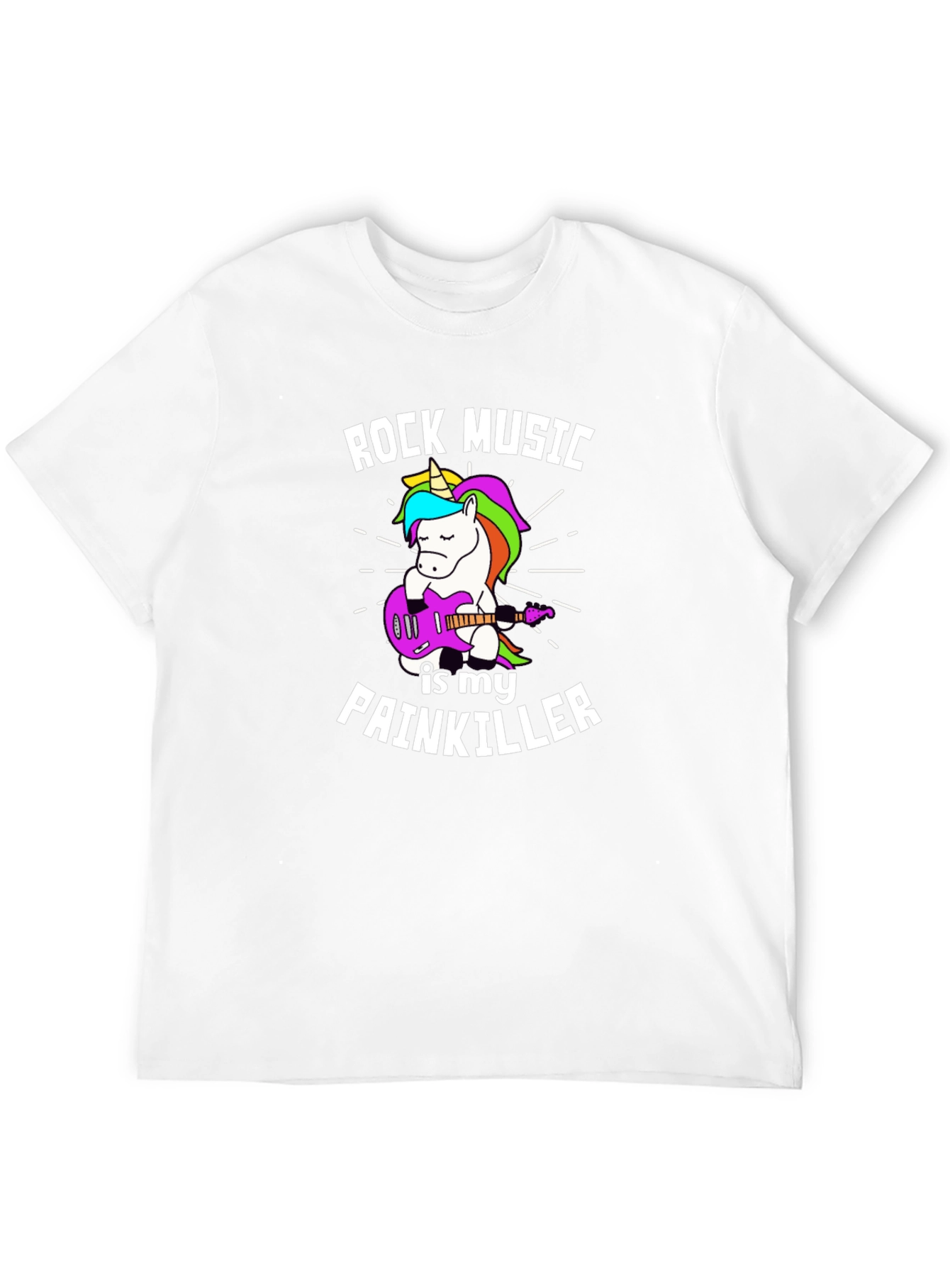 Rock Music Unicorn Painkiller Tee