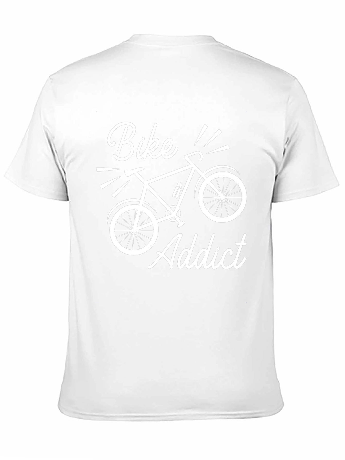 Bike Addict Black T-Shirt - Cycling Enthusiast Tee