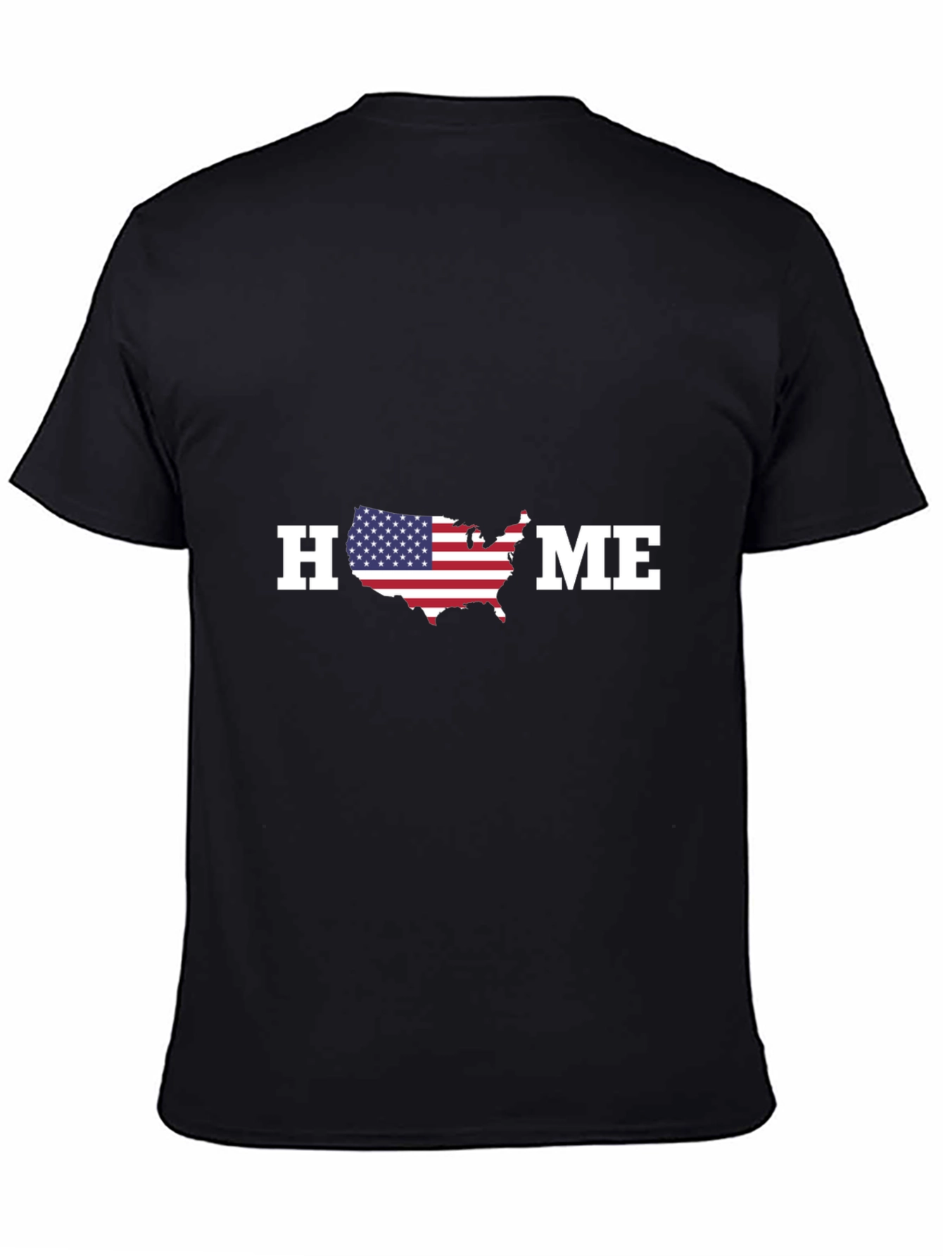 Patriotic HOME Graphic T-Shirt - USA Pride