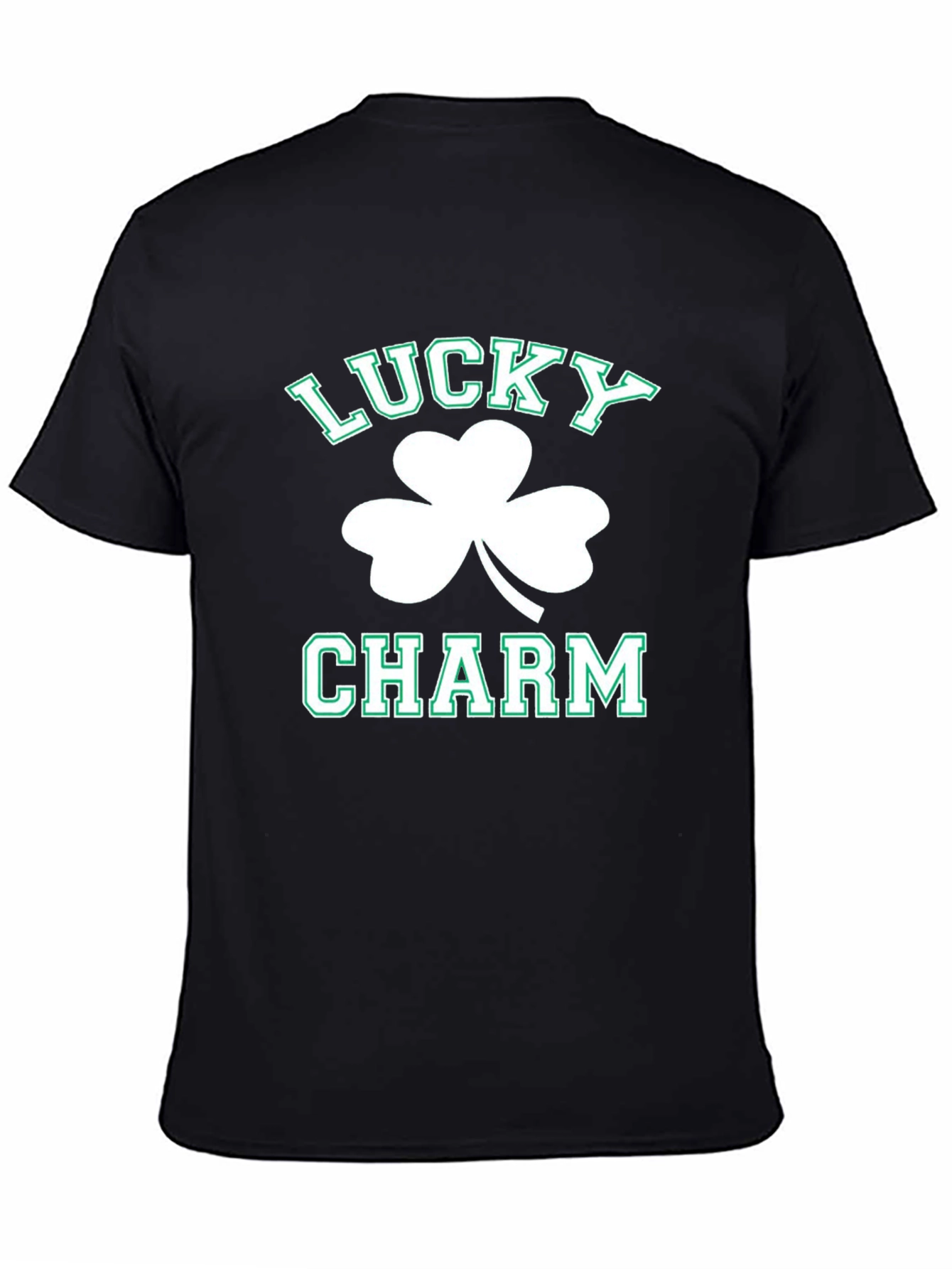Lucky Charm St. Patricks Day T-Shirt - Black