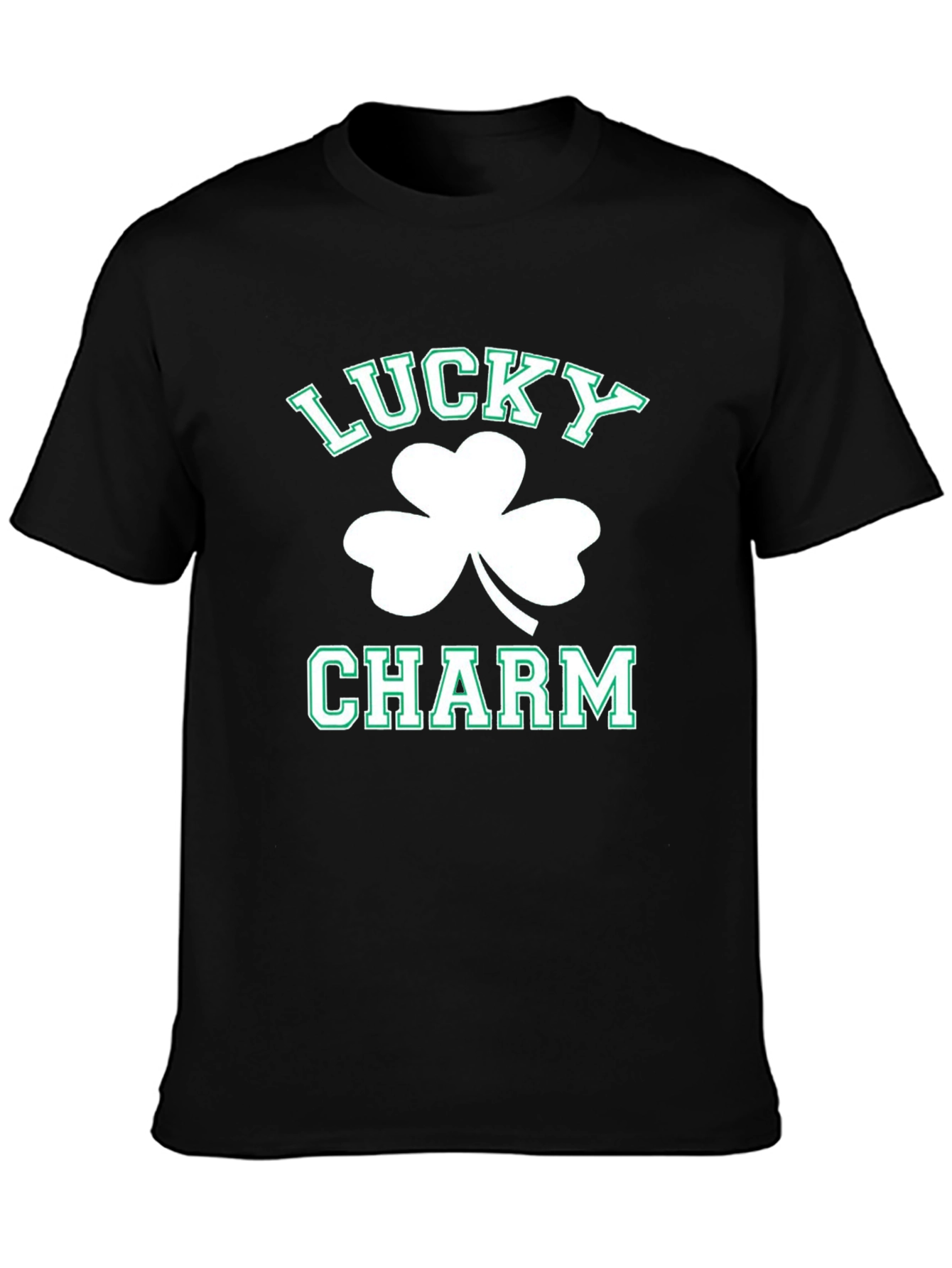 Lucky Charm St. Patricks Day T-Shirt - Black