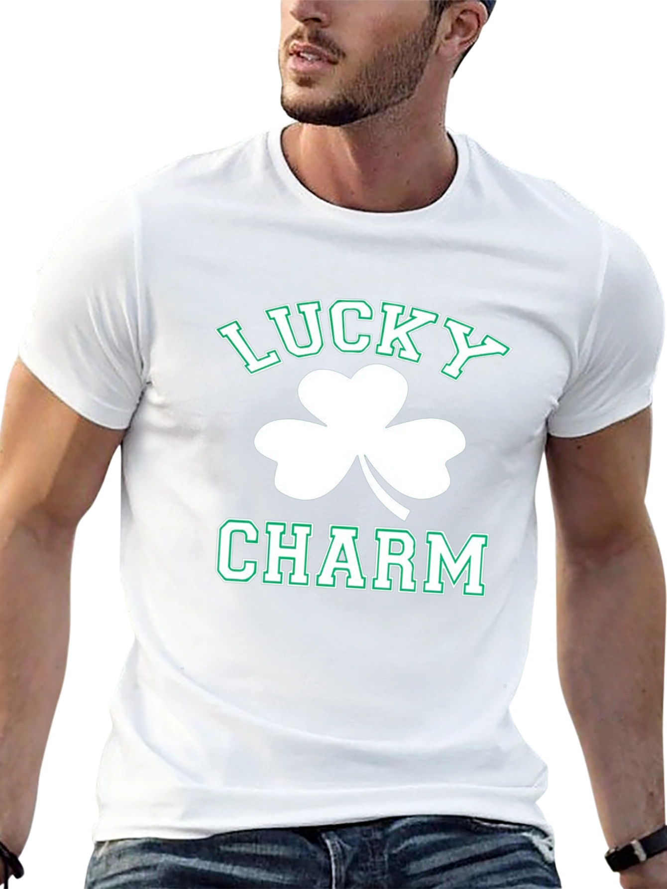 Lucky Charm St. Patricks Day T-Shirt - Black