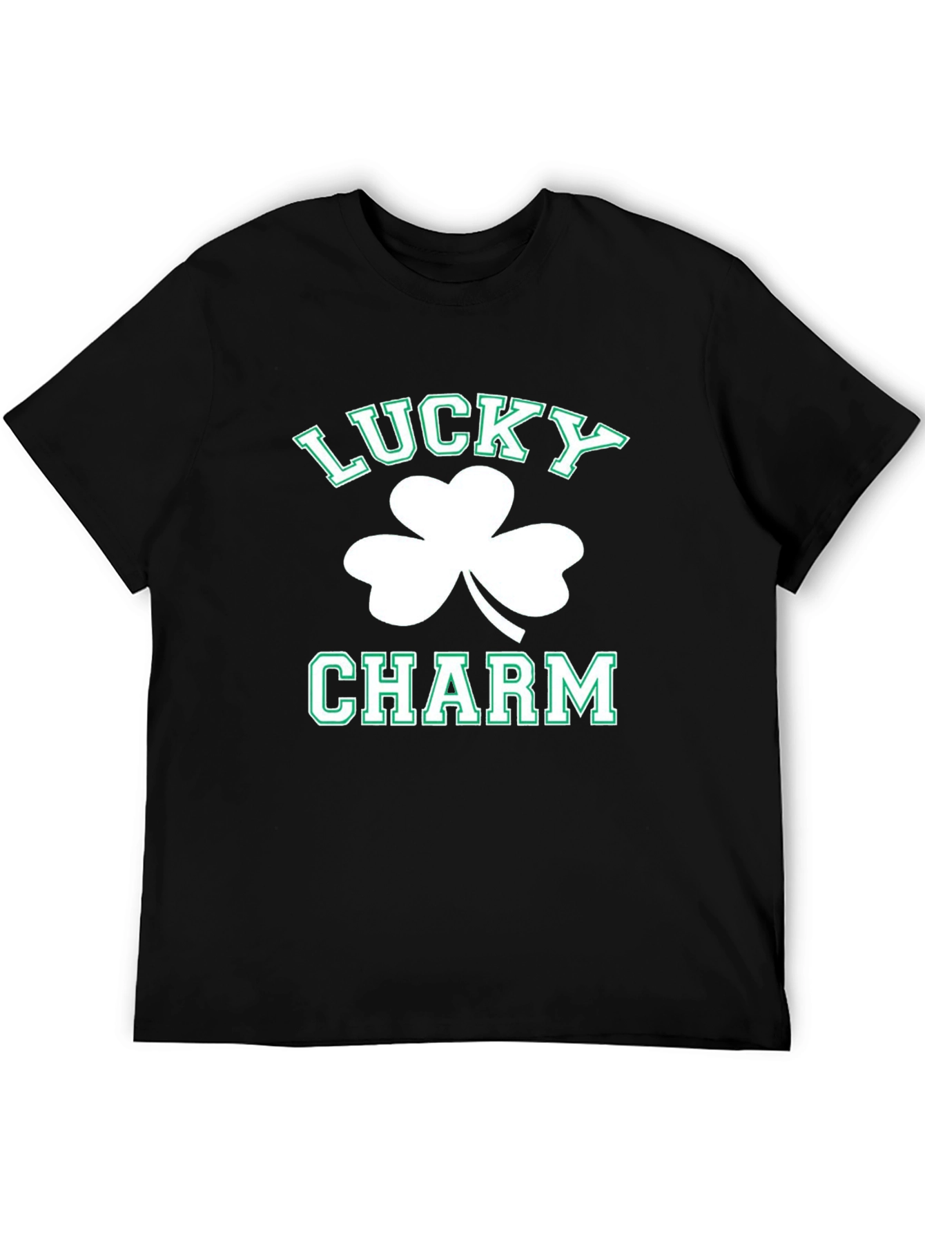 Lucky Charm St. Patricks Day T-Shirt - Black