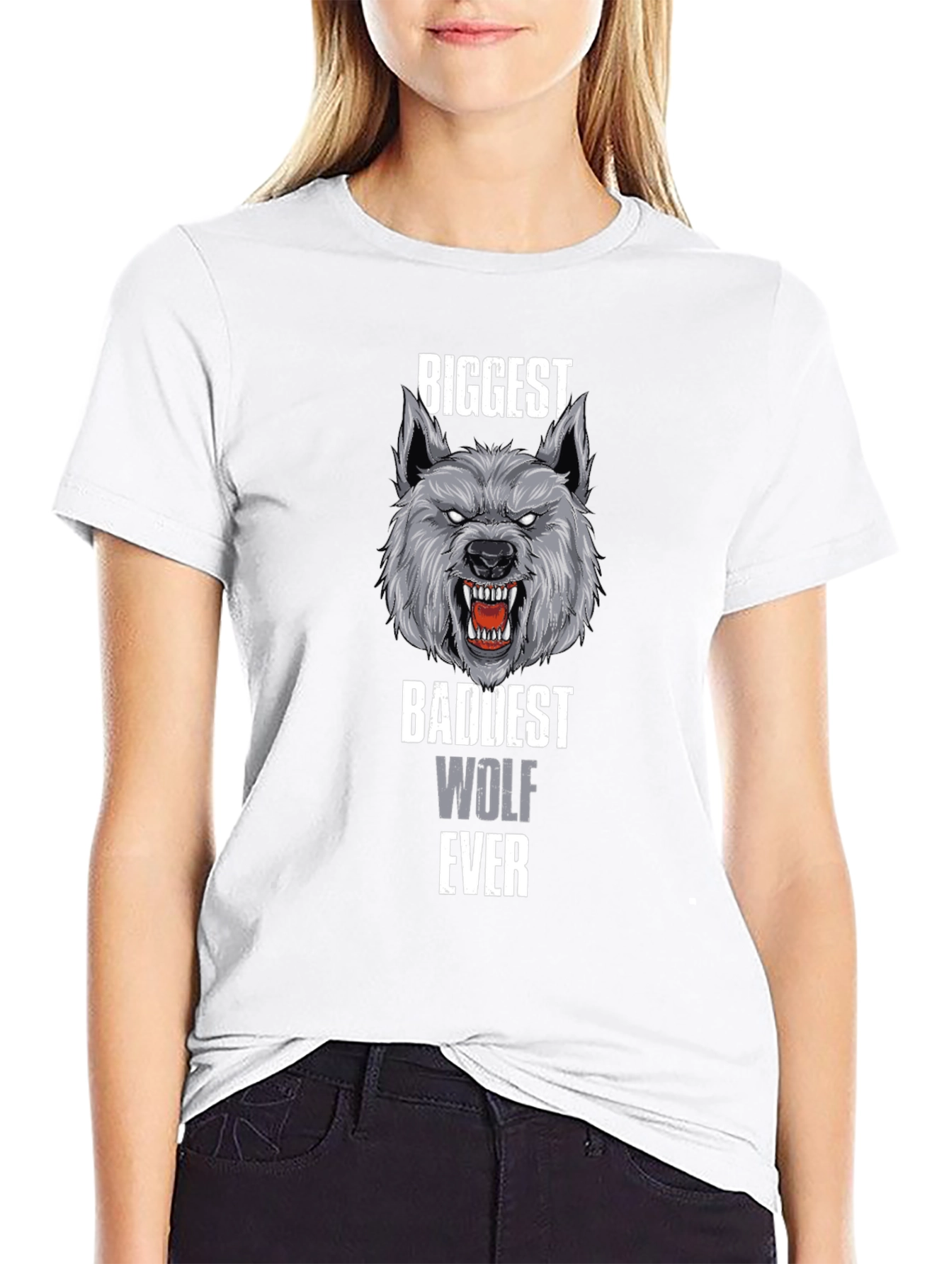 Biggest Baddest Wolf Ever T-Shirt