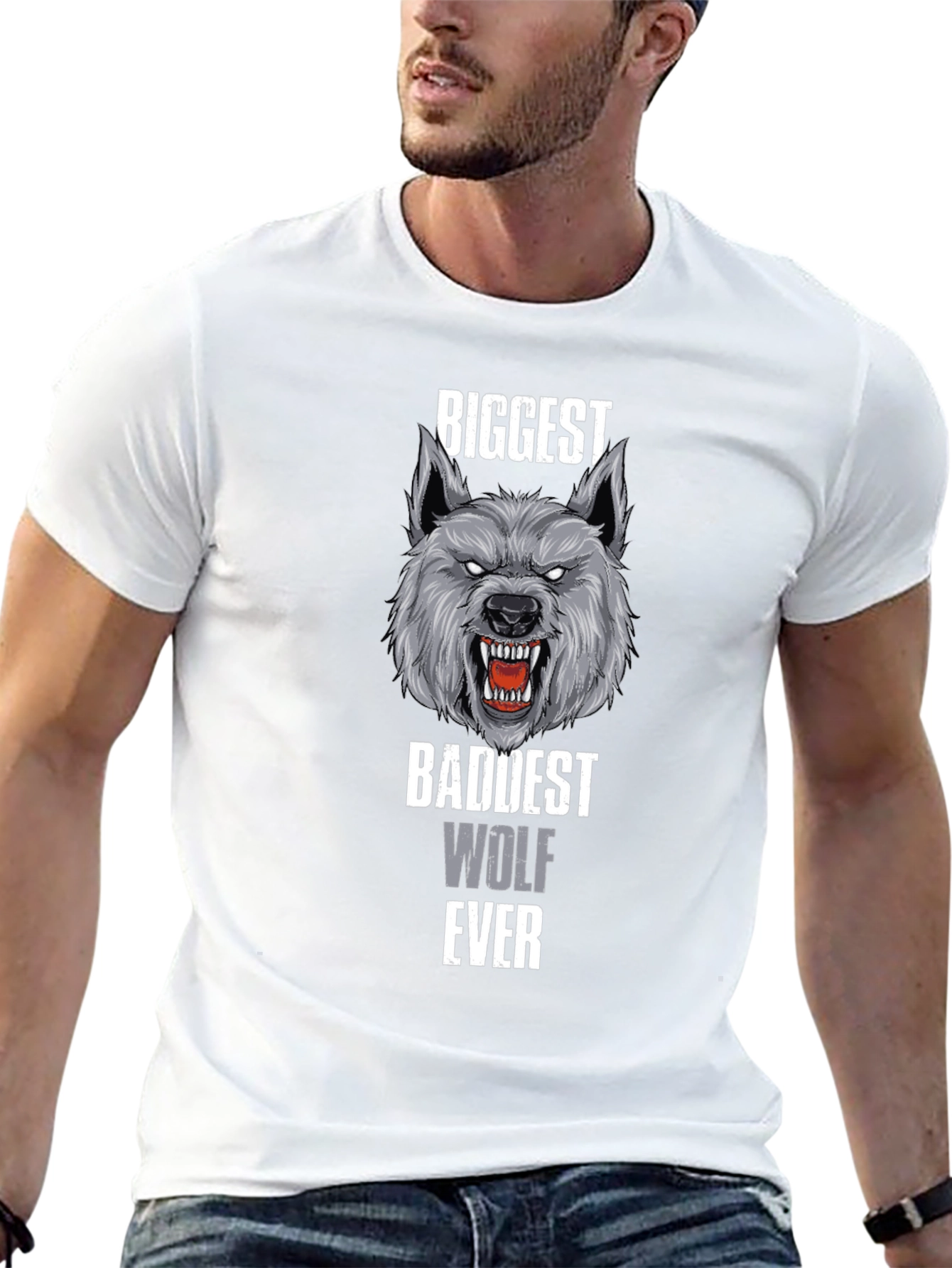 Biggest Baddest Wolf Ever T-Shirt