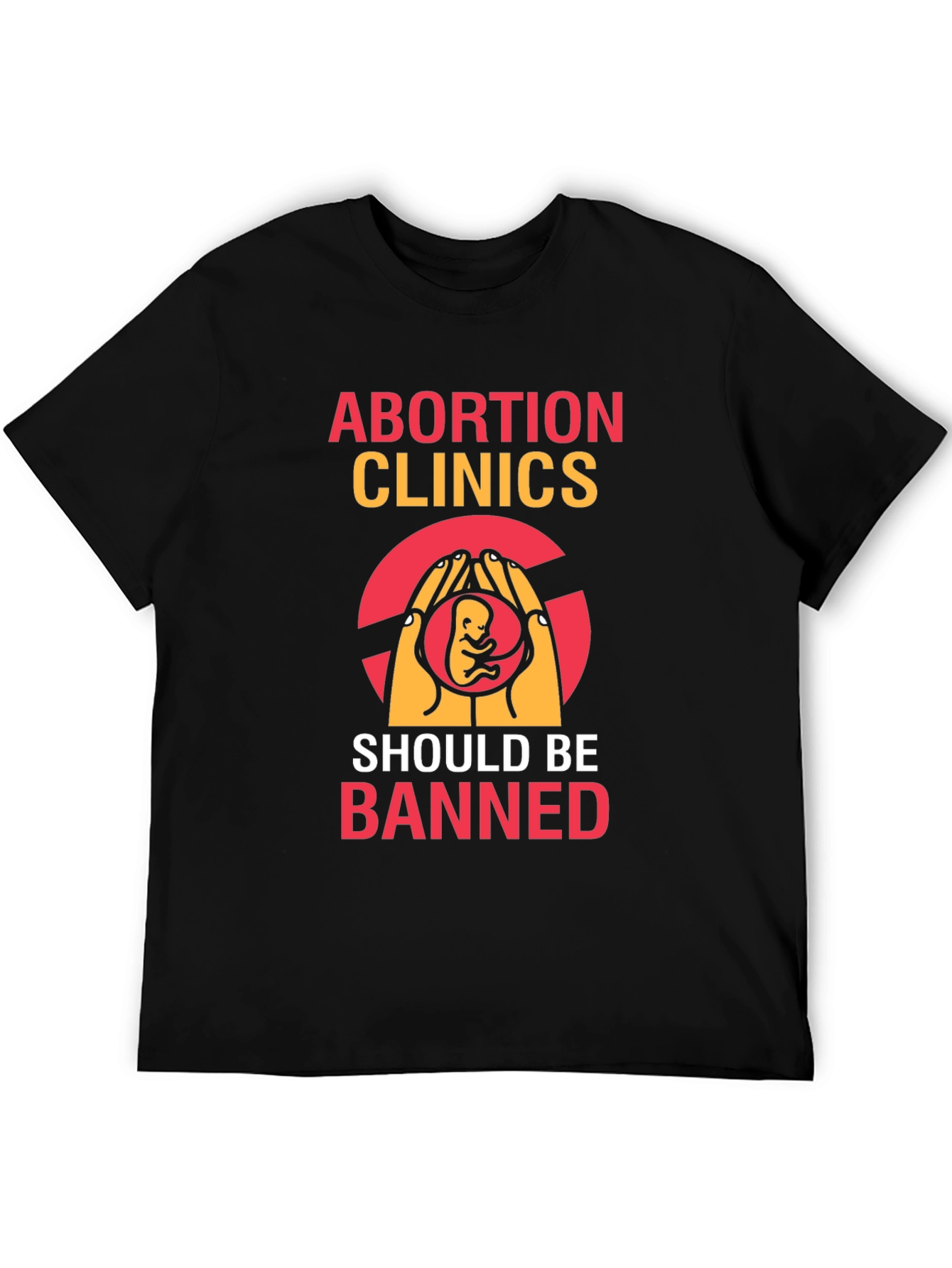 Anti-Abortion Graphic Tee - Black