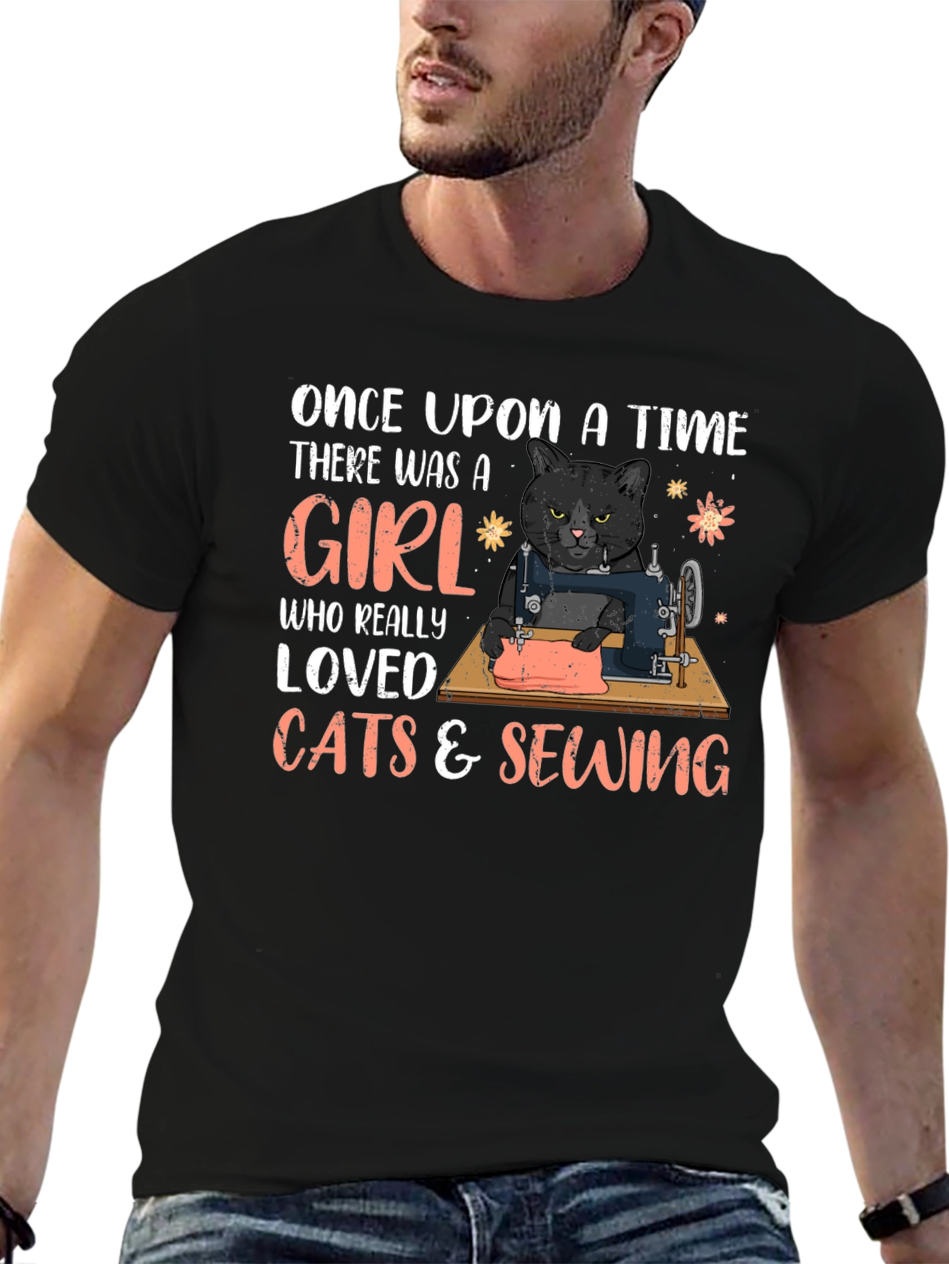 Cats & Sewing Graphic Tee