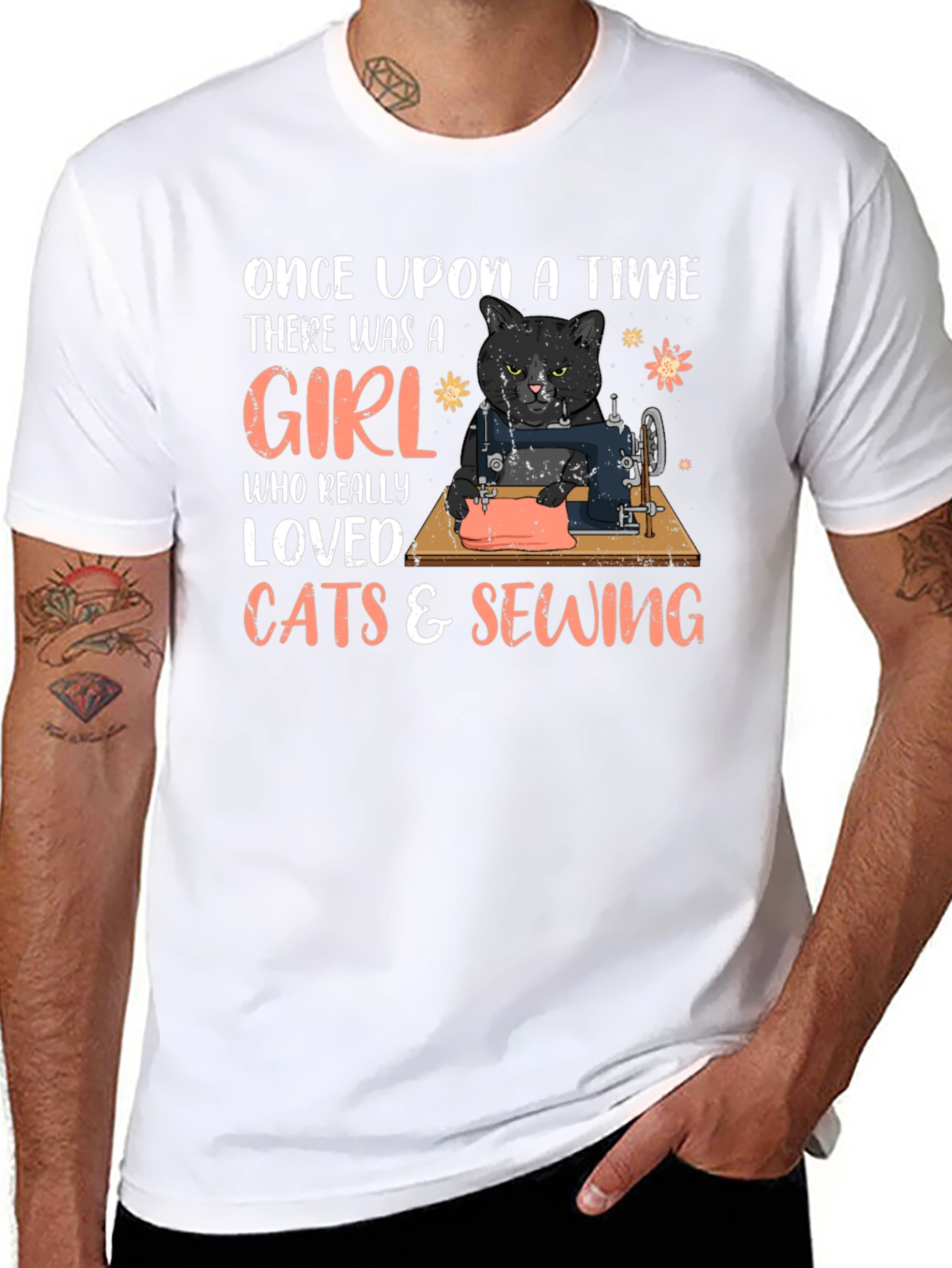 Cats & Sewing Graphic Tee