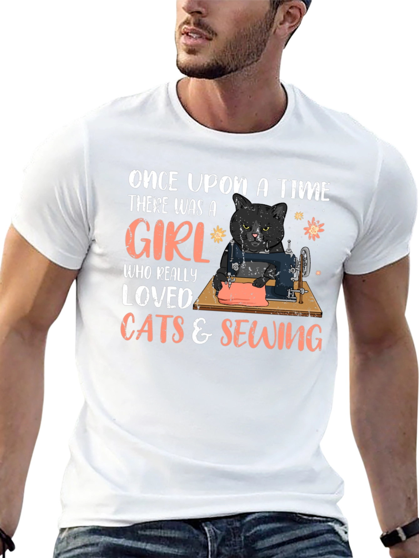 Cats & Sewing Graphic Tee