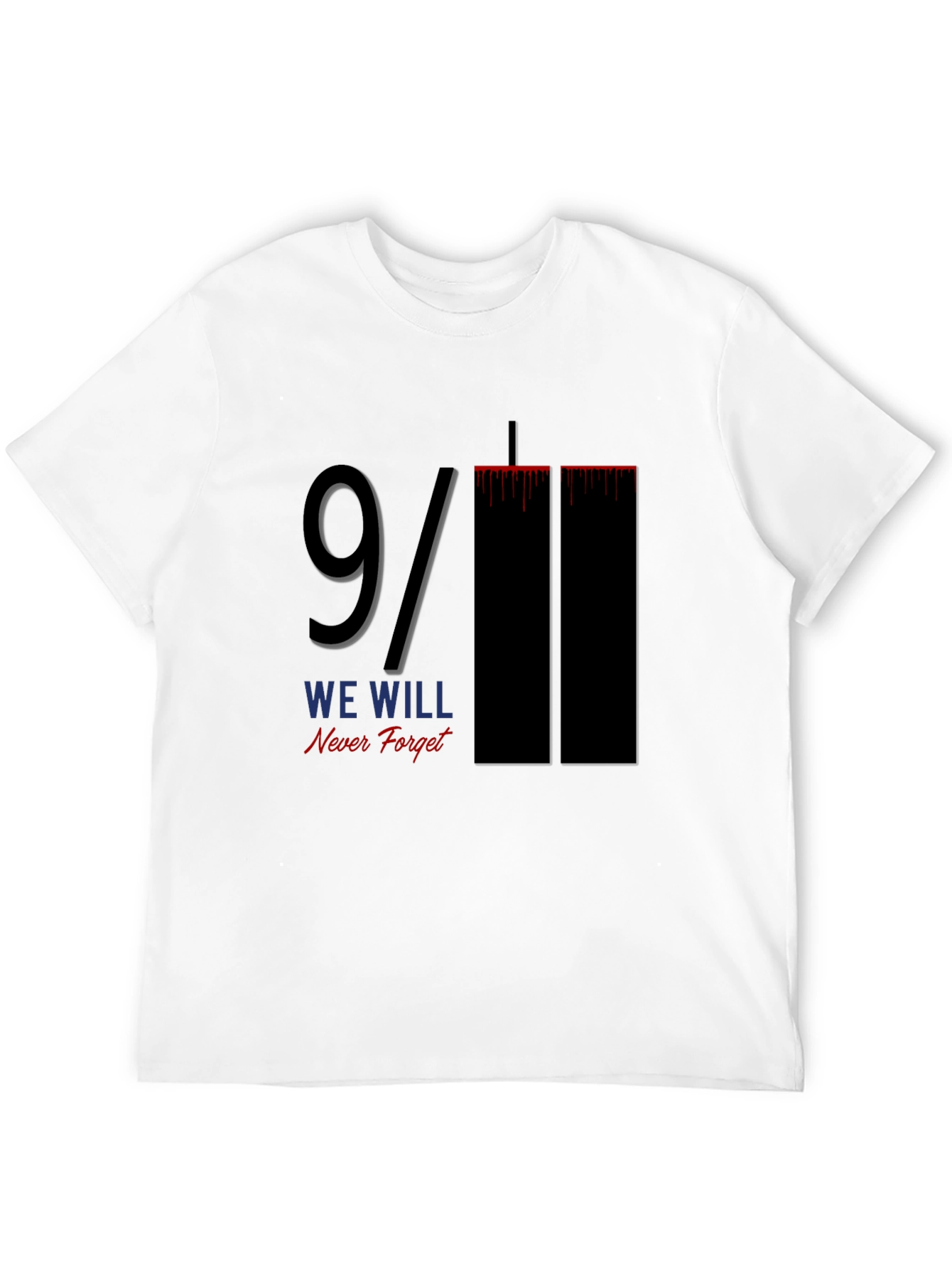 9/11 We Will Never Forget Graphic Tee