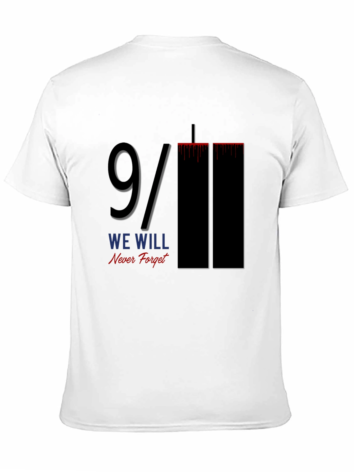 9/11 We Will Never Forget Graphic Tee