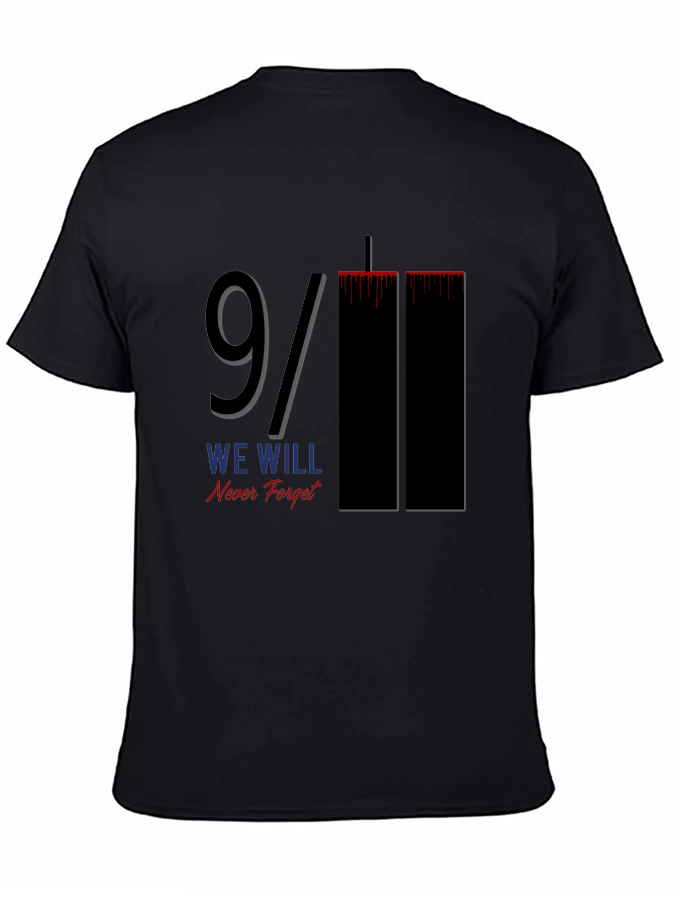 9/11 We Will Never Forget Graphic Tee